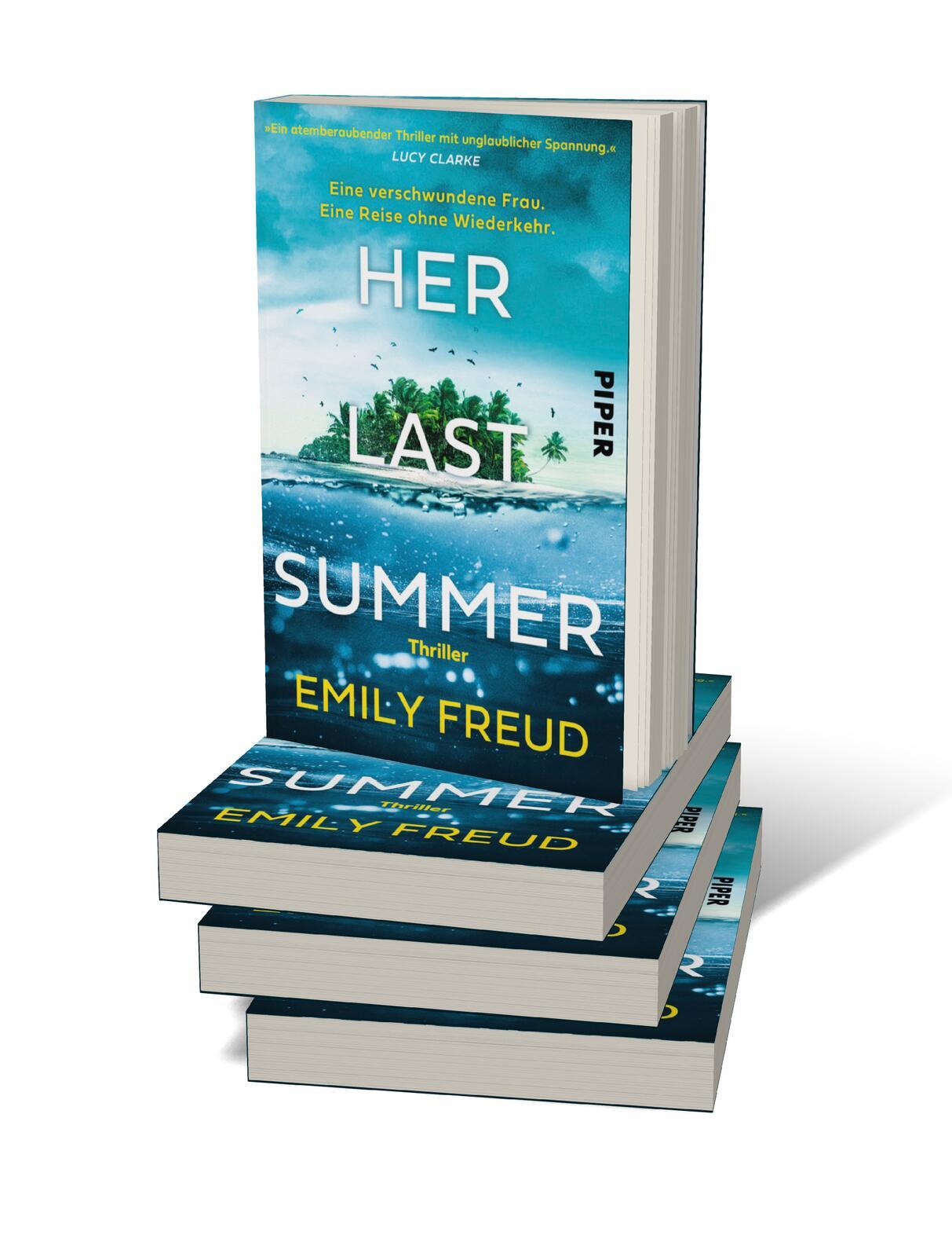 Beispielinhalt (Bild) Her Last Summer - Eine verschwundene Frau. Eine Reise ohne Wiederkehr.