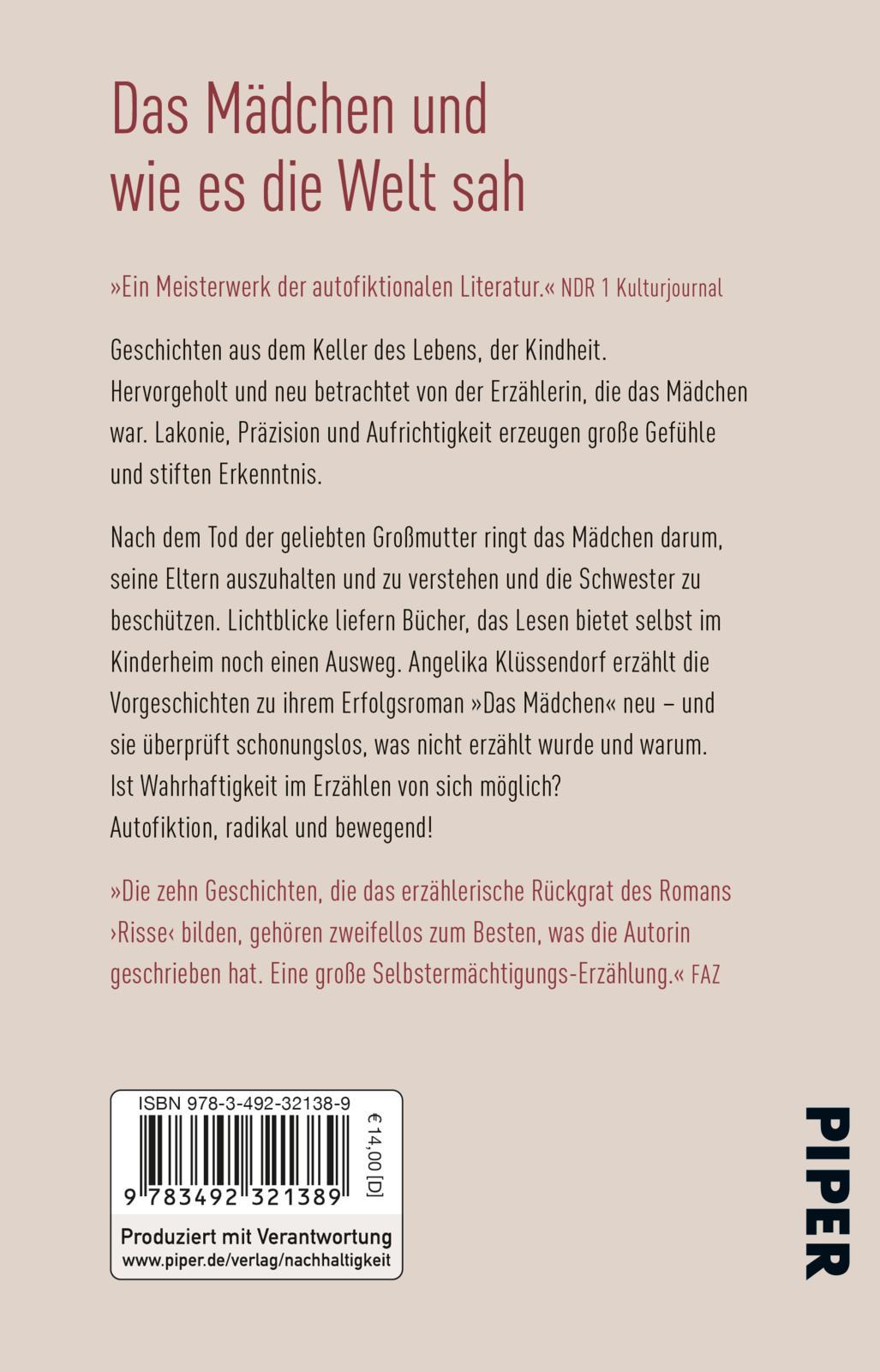 Rückseitencover Risse