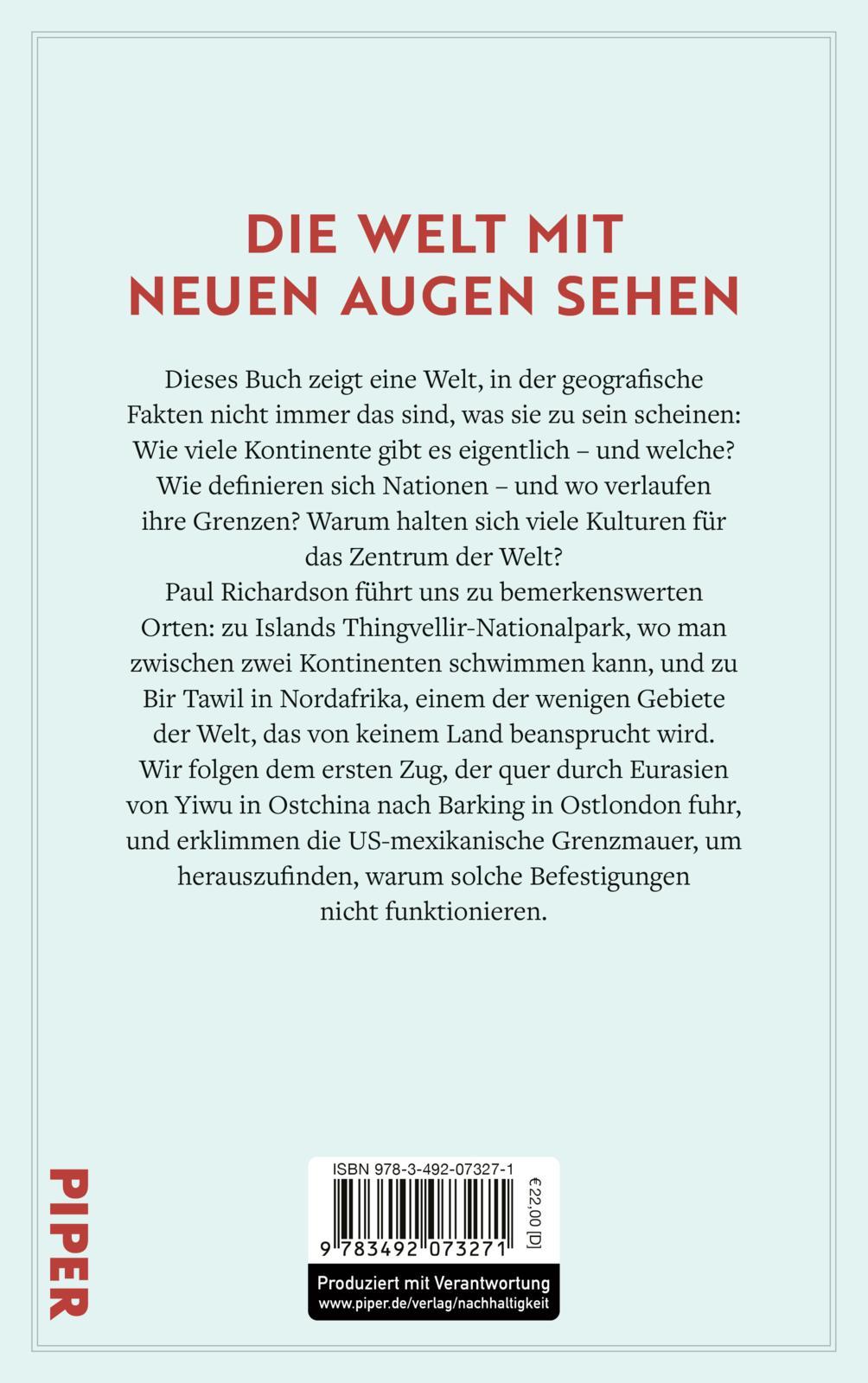 Rückseitencover Mythen der Geografie