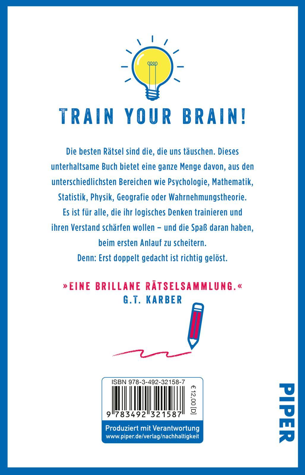 Rückseitencover Think Twice