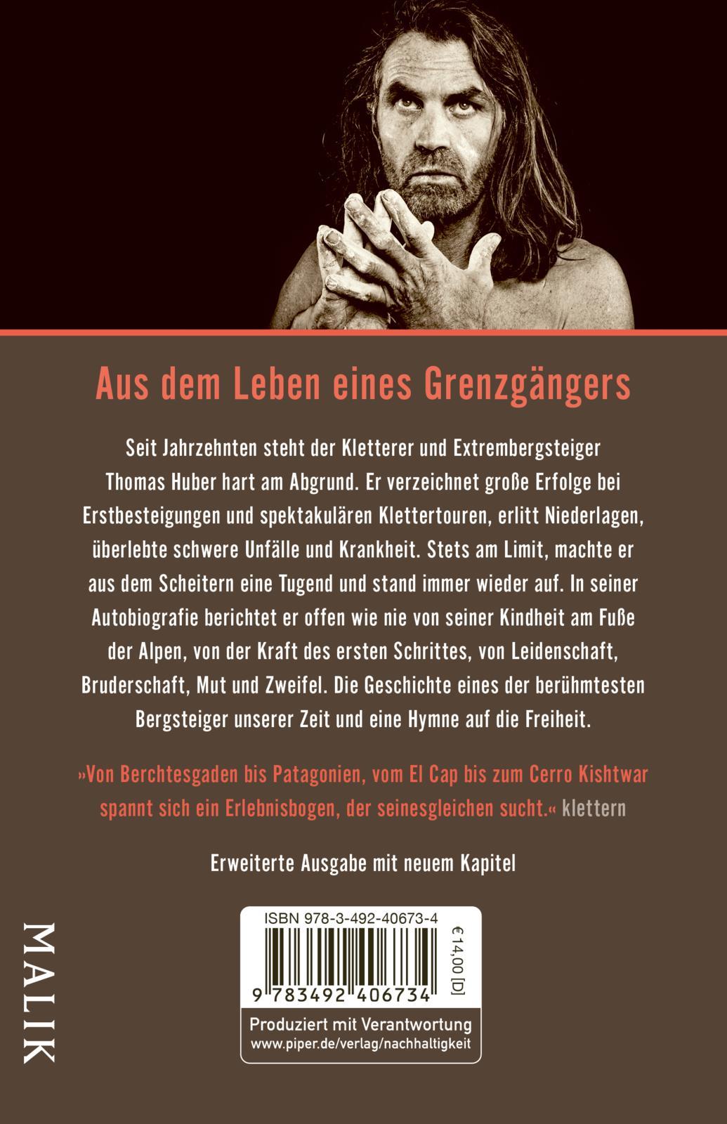 Rückseitencover In den Bergen ist Freiheit