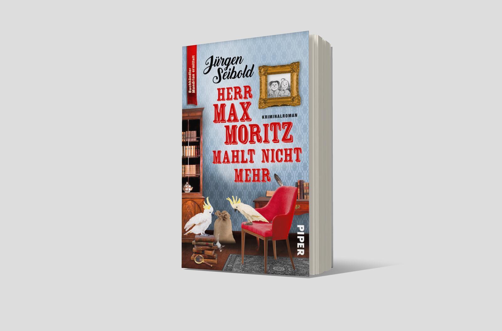 Beispielinhalt (Bild) Herr Max Moritz mahlt nicht mehr