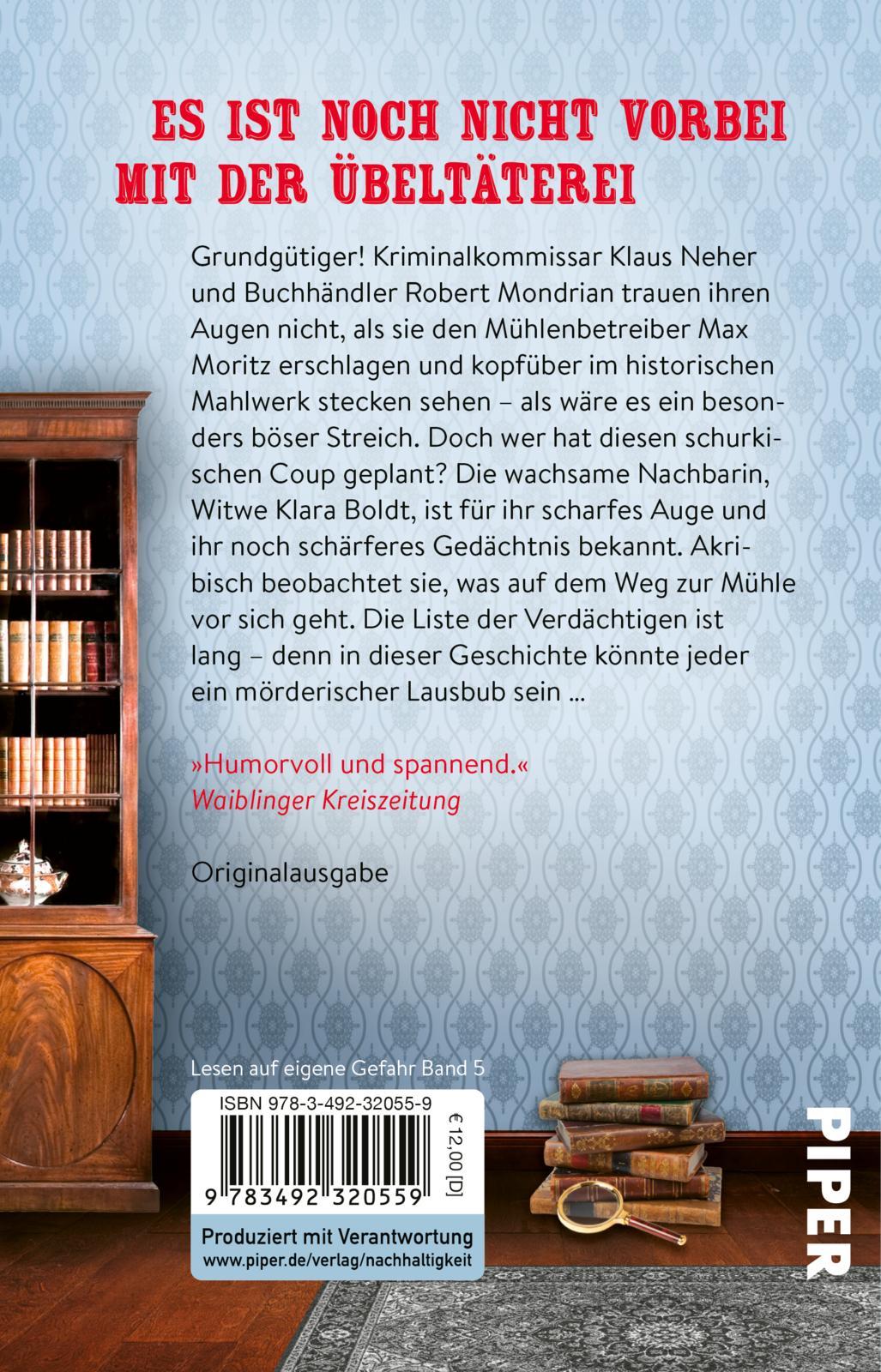 Rückseitencover Herr Max Moritz mahlt nicht mehr
