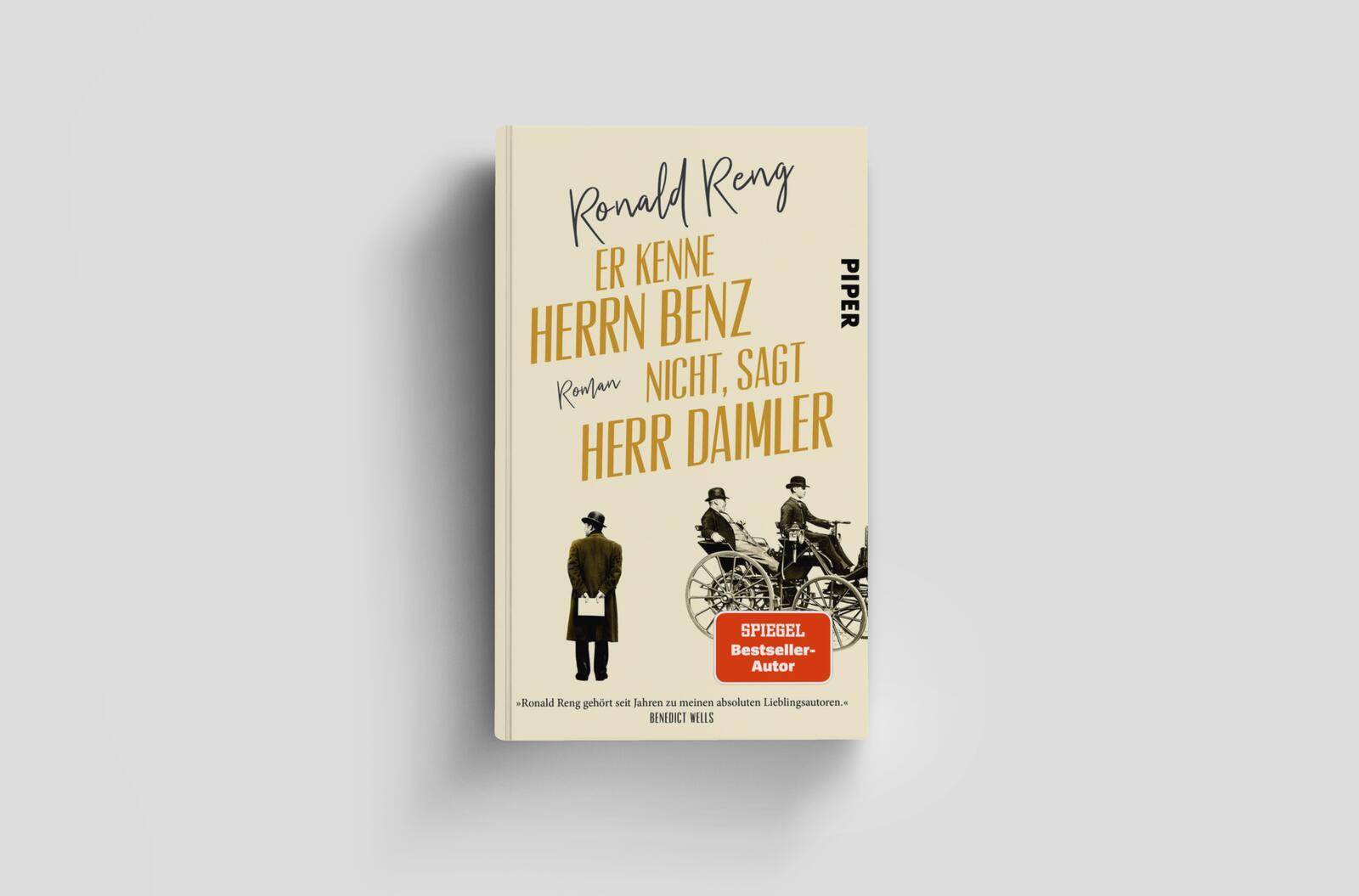 Beispielinhalt (Bild) Er kenne Herrn Benz nicht, sagt Herr Daimler
