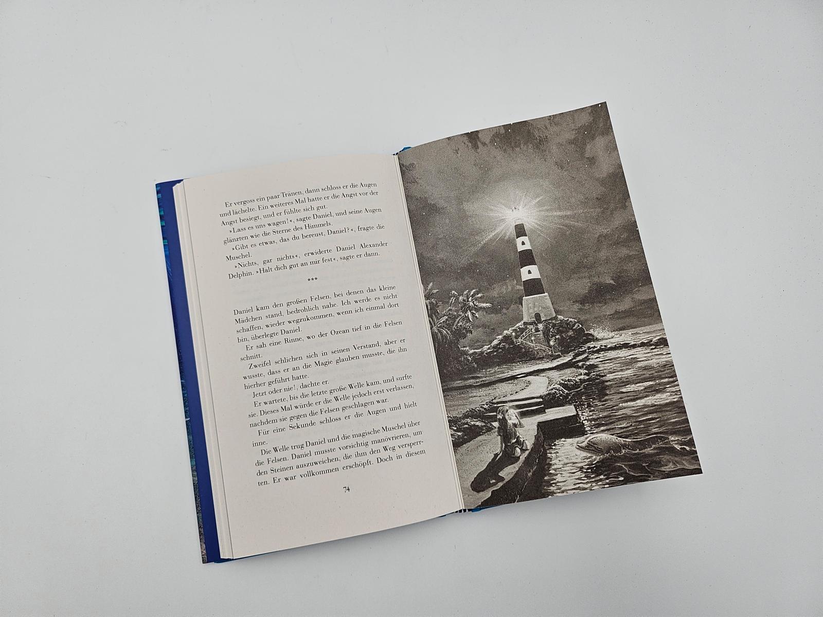 Beispielinhalt (Bild) Der träumende Delphin und die Stimme des Ozeans