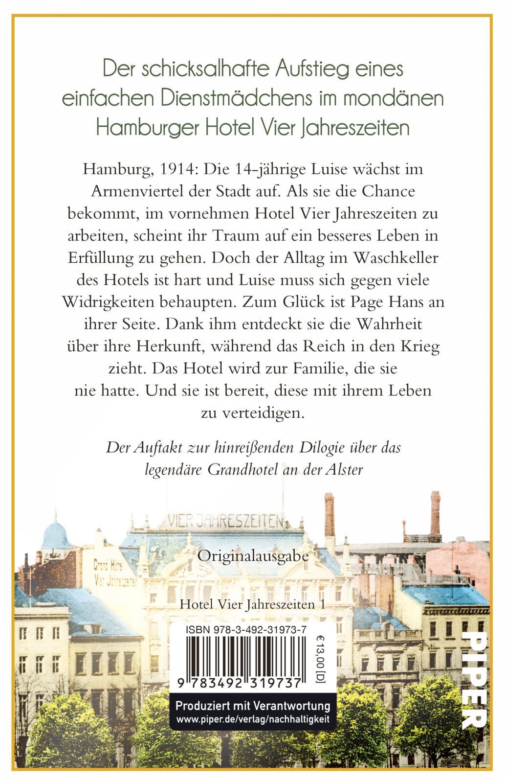 Rückseitencover Hotel Vier Jahreszeiten - Ein Traum in Gold