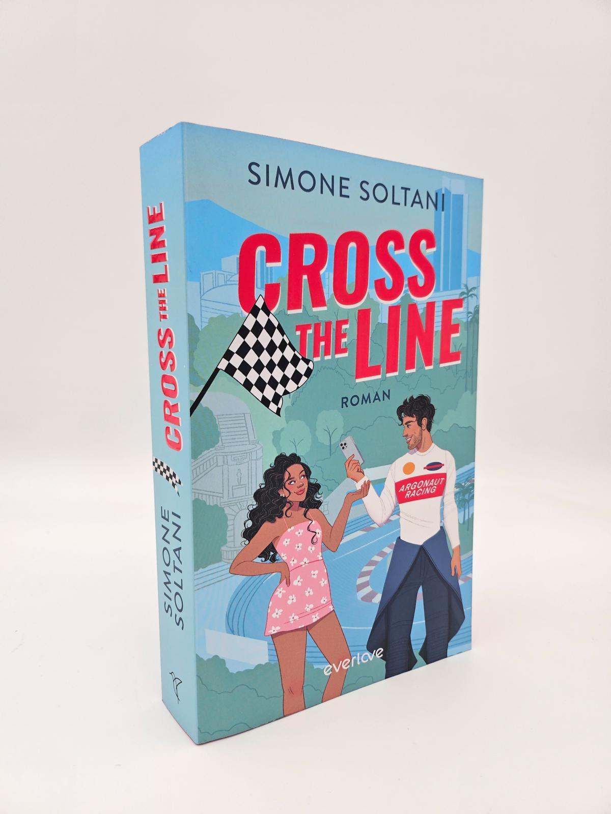 Beispielinhalt (Bild) Cross the Line - Auf der Rennstrecke kämpft er um den Sieg, im Leben um ihr Herz