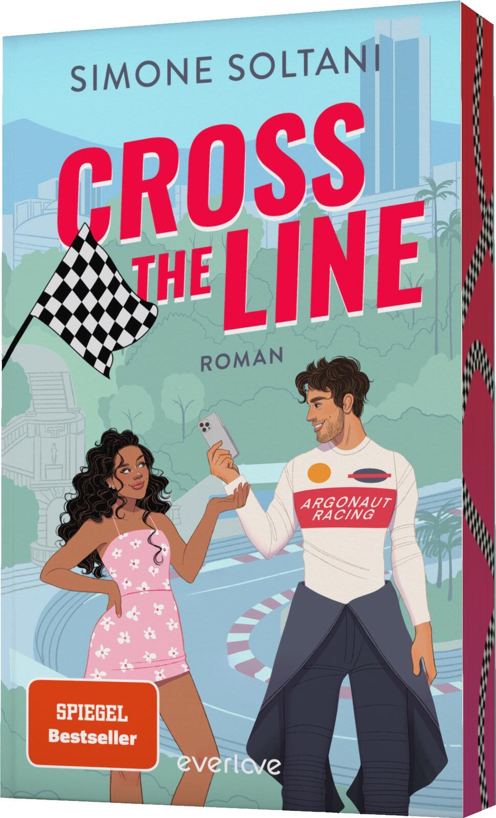 Beispielinhalt (Bild) Cross the Line - Auf der Rennstrecke kämpft er um den Sieg, im Leben um ihr Herz