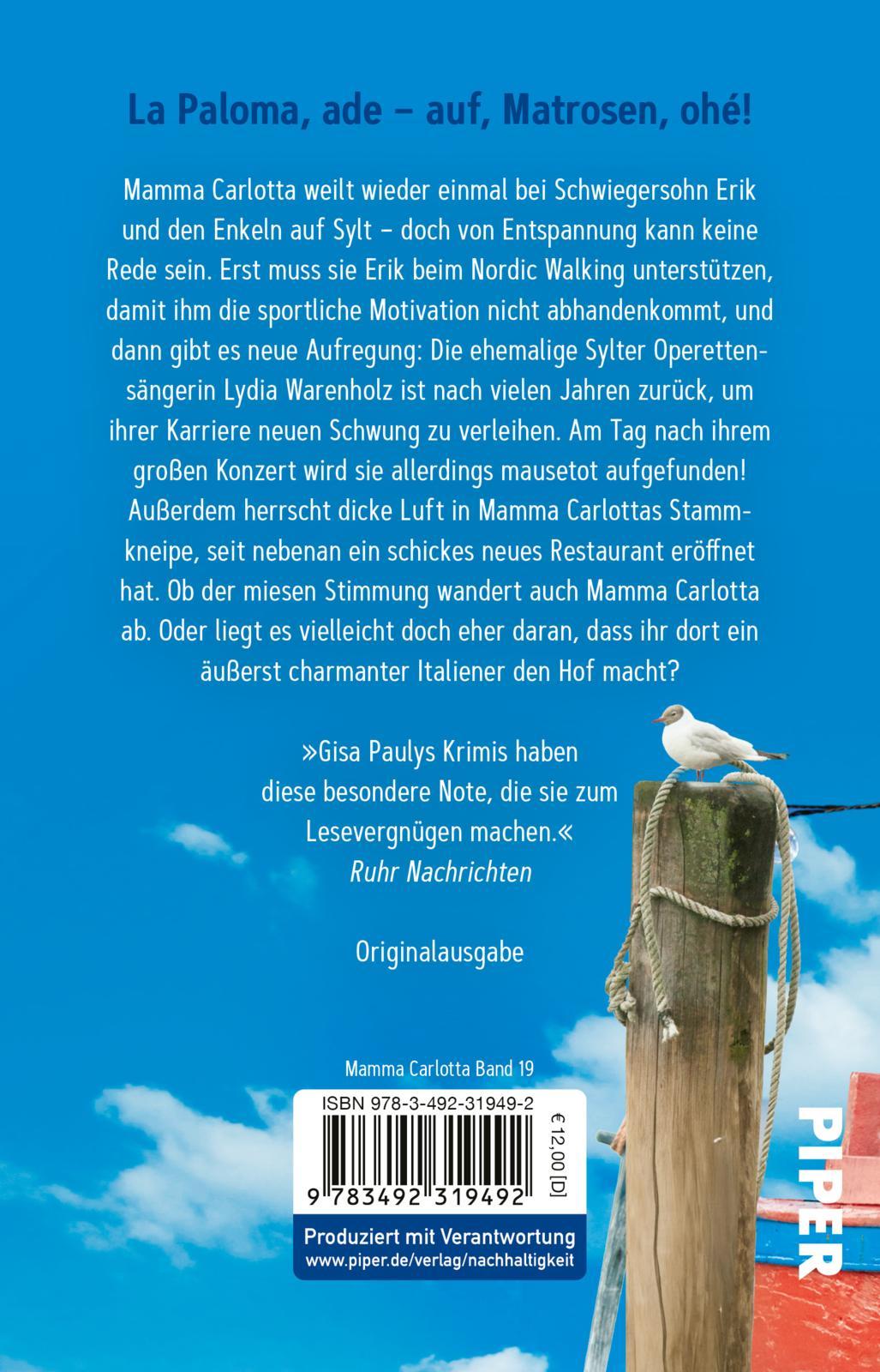 Rückseitencover La Paloma