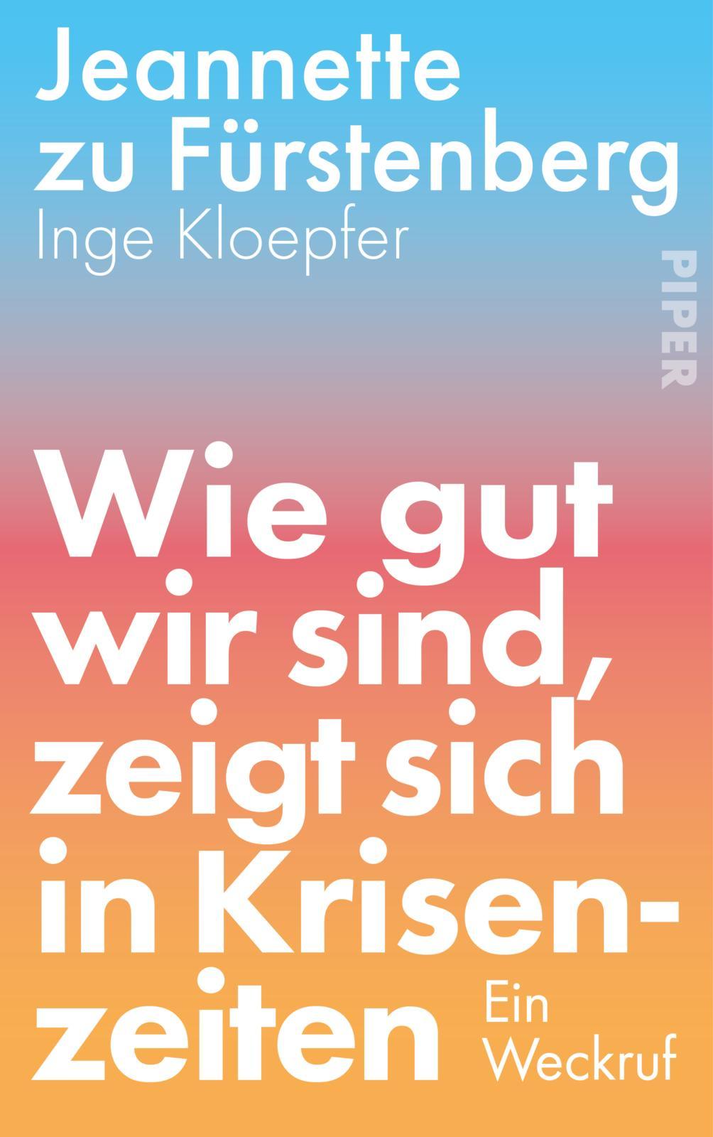 Vorderes Coverbild Wie gut wir sind, zeigt sich in Krisenzeiten