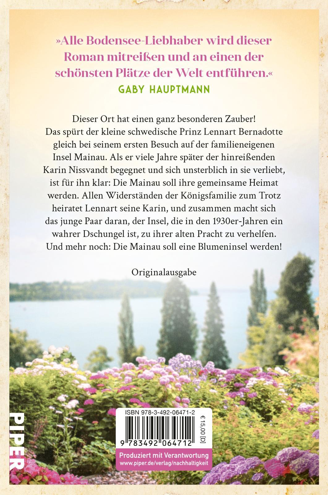 Rückseitencover Die Blumeninsel im Bodensee