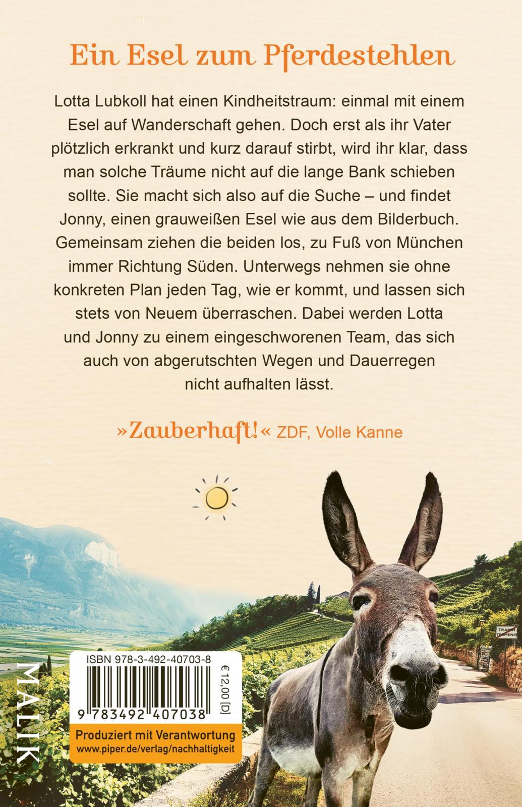 Rückseitencover Wandern, Glück und lange Ohren