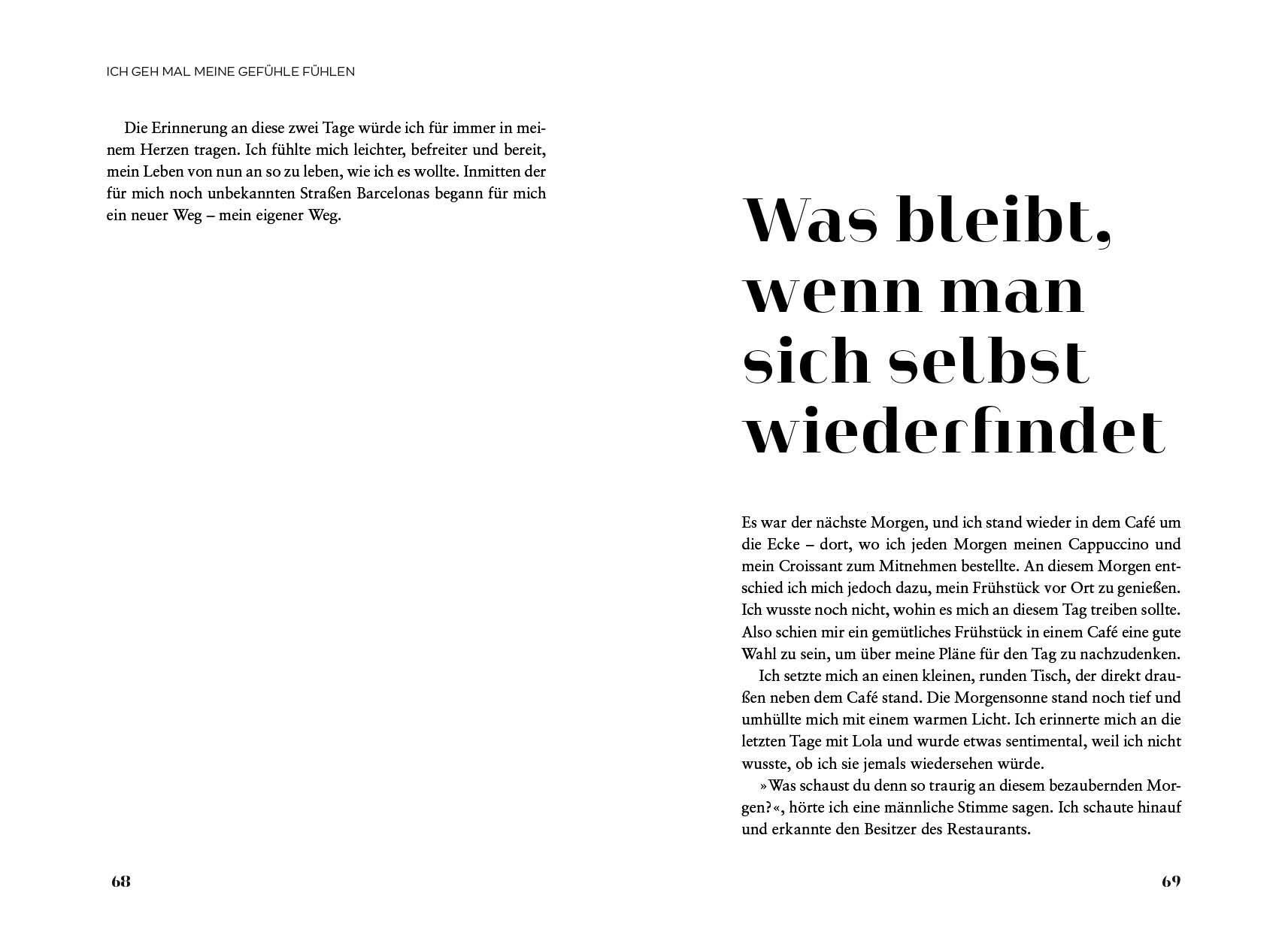 Beispielinhalt (Bild) Ich geh mal meine Gefühle fühlen