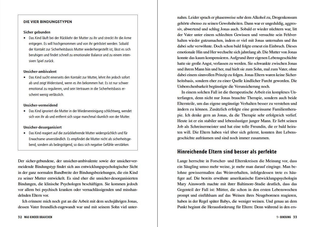 Beispielinhalt (Bild) Was Kinder brauchen