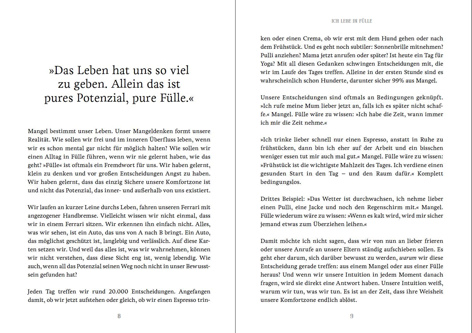 Beispielinhalt (Bild) Vier Worte, die dein Leben für immer verändern