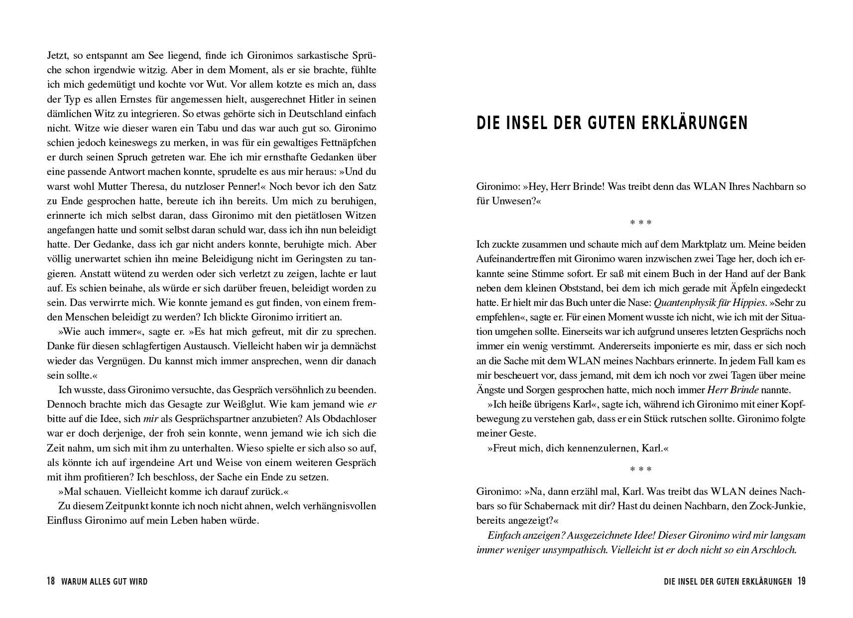 Beispielinhalt (Bild) Warum alles gut wird