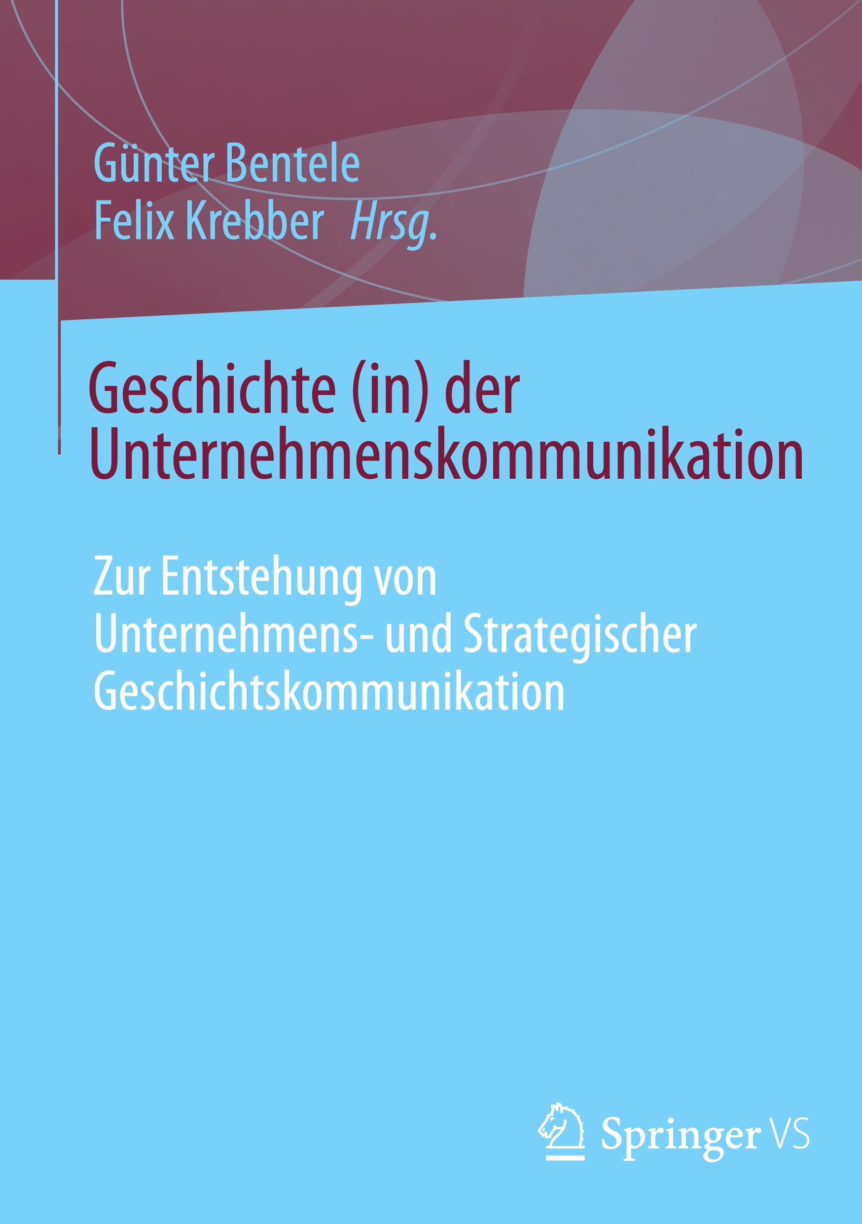Vorderes Coverbild Geschichte (in) der Unternehmenskommunikation