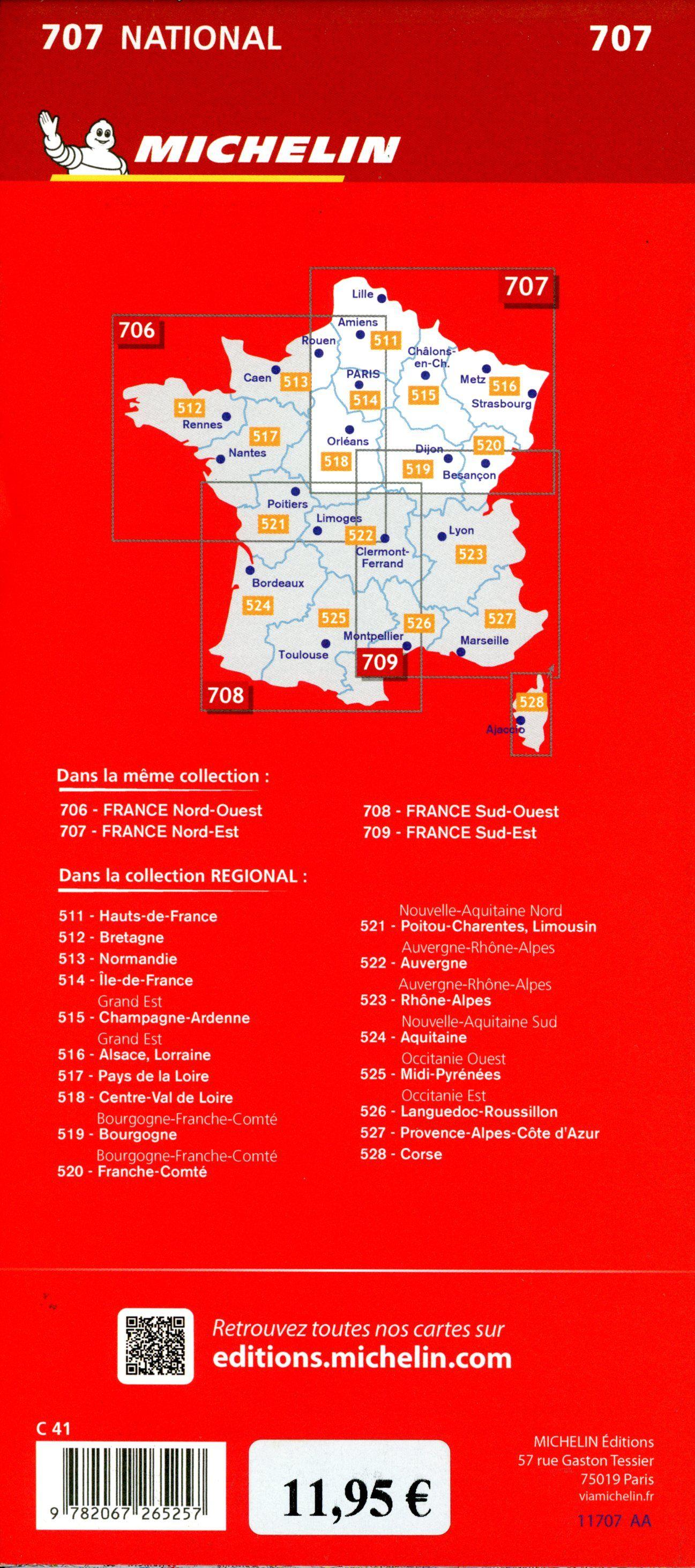 Beispielinhalt (Bild) Michelin Nordostfrankreich