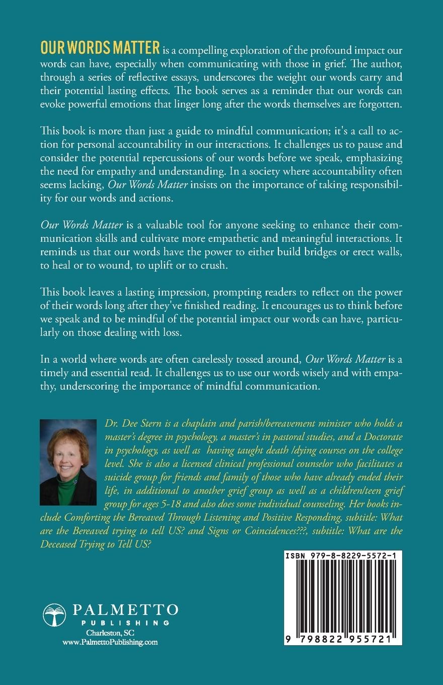 Rückseitencover Our Words Matter