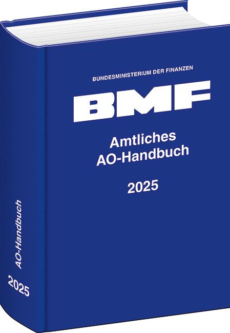 Vorderes Coverbild Amtliches AO-Handbuch 2025