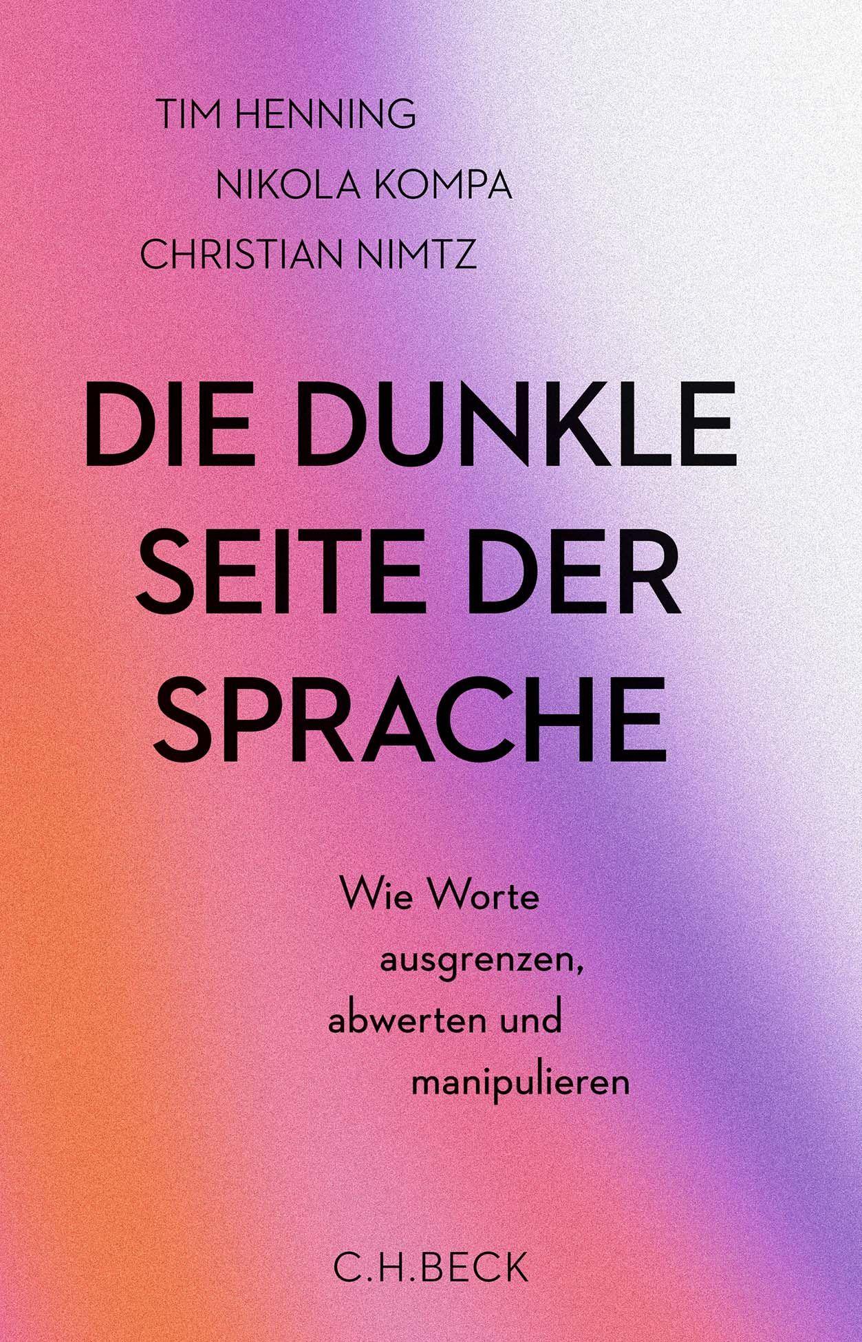 Vorderes Coverbild Die dunkle Seite der Sprache