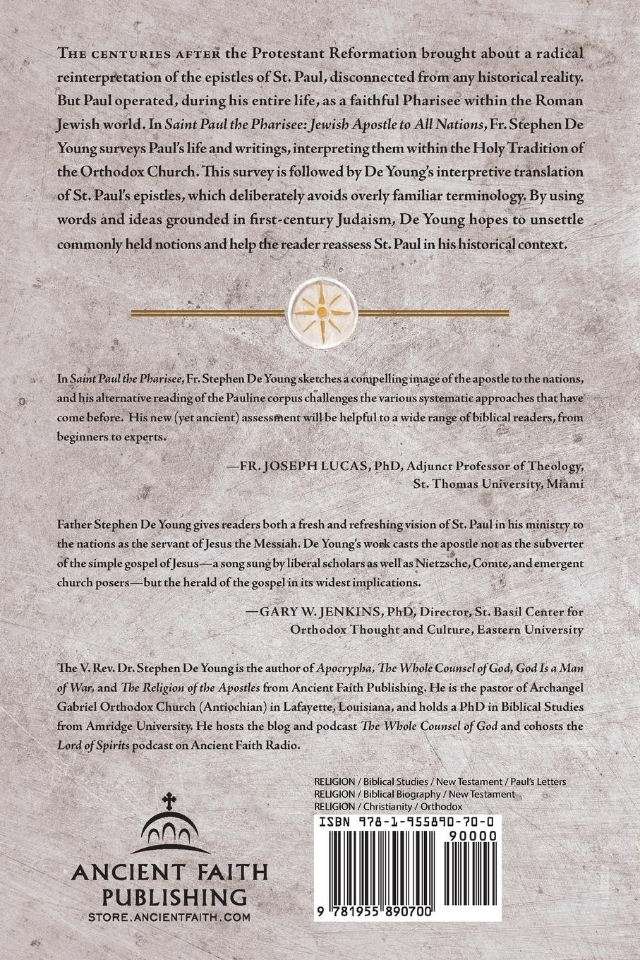 Rückseitencover Saint Paul the Pharisee