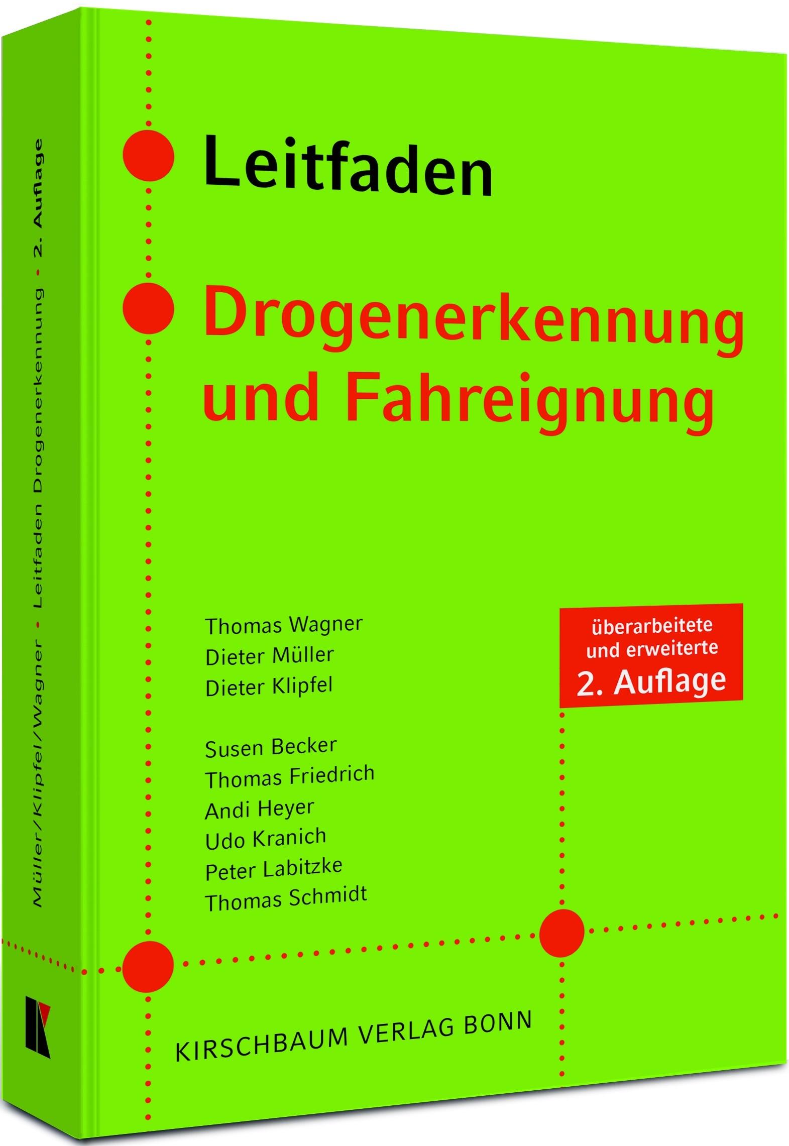 Vorderes Coverbild Leitfaden Drogenerkennung und Fahreignung