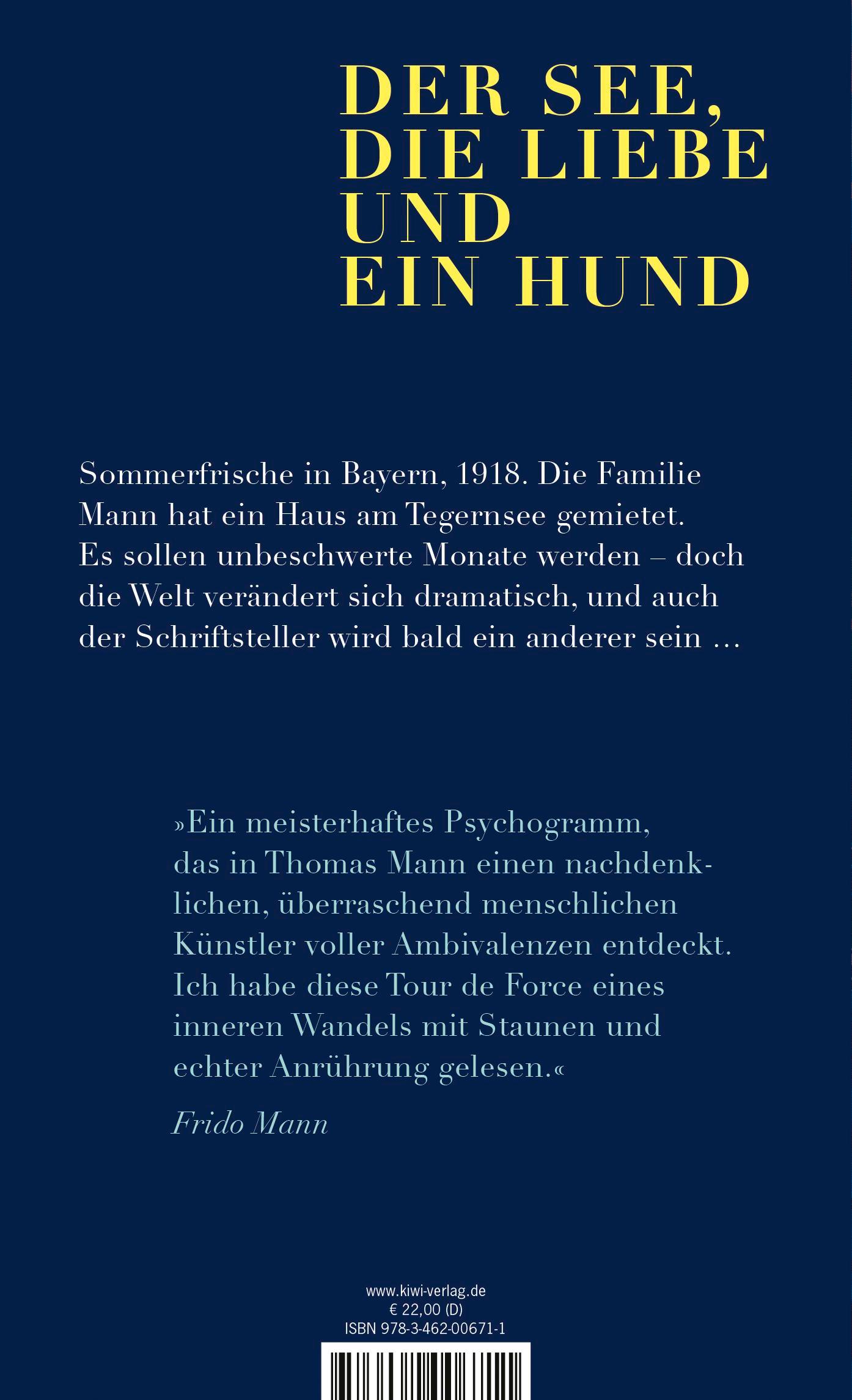 Rückseitencover Thomas Mann macht Ferien