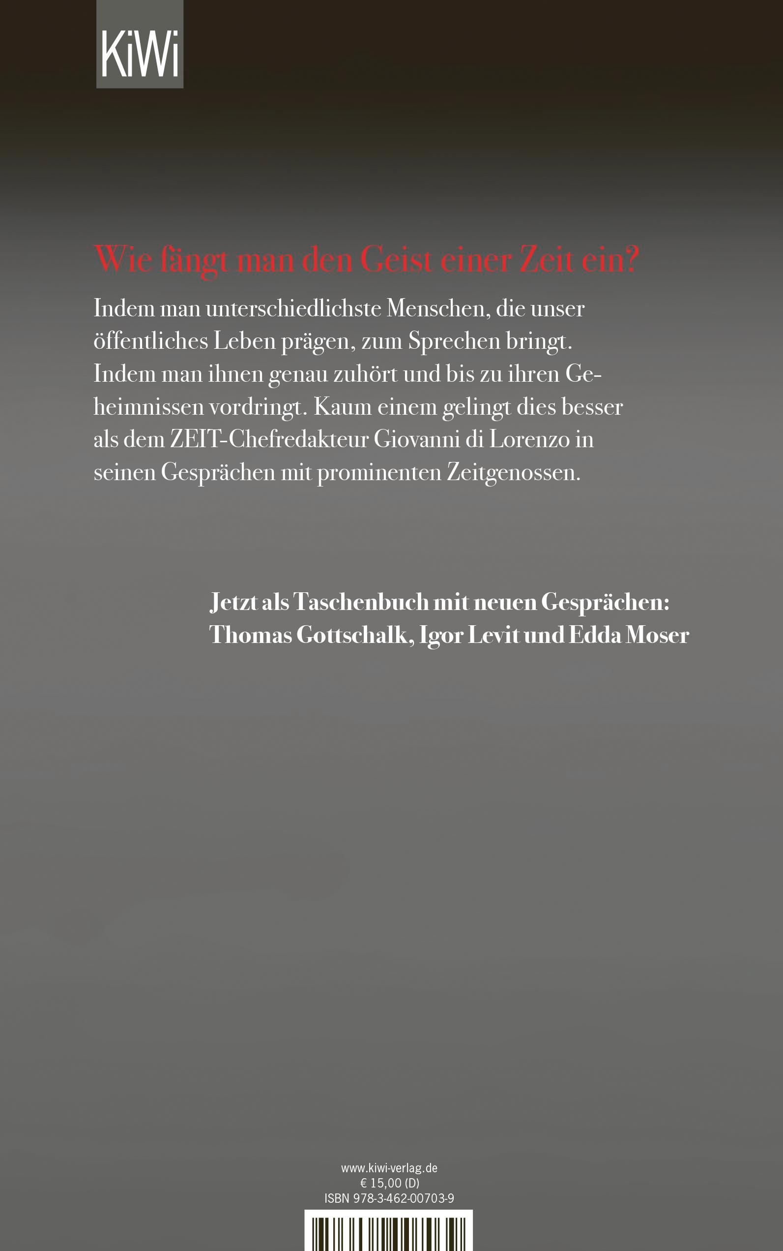 Rückseitencover Vom Leben und anderen Zumutungen
