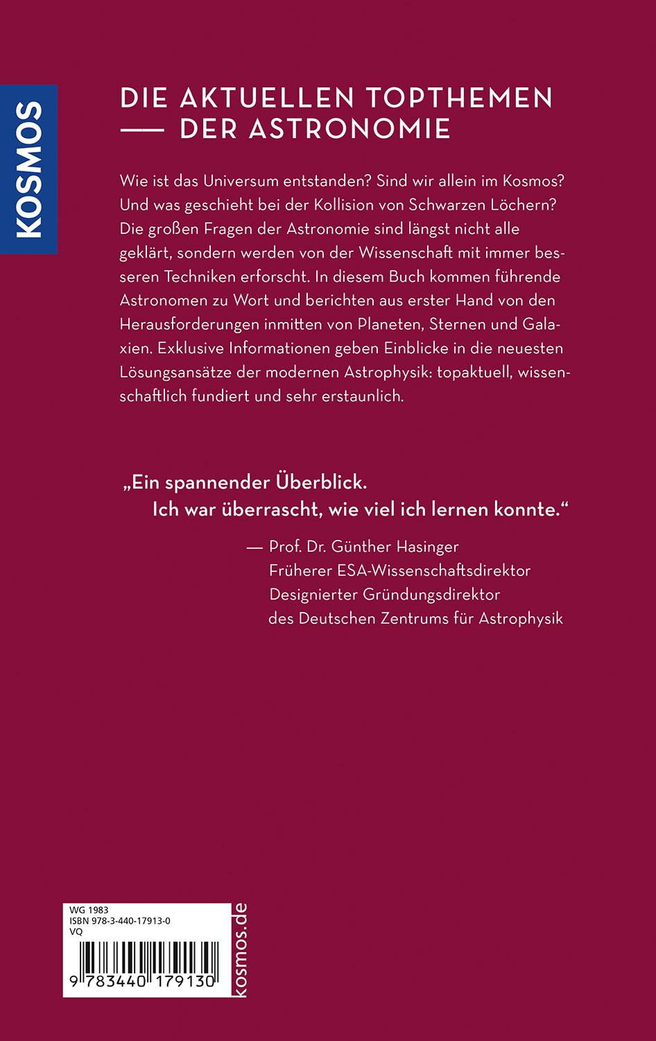 Beispielinhalt (Bild) Die 42 größten Rätsel der Astronomie