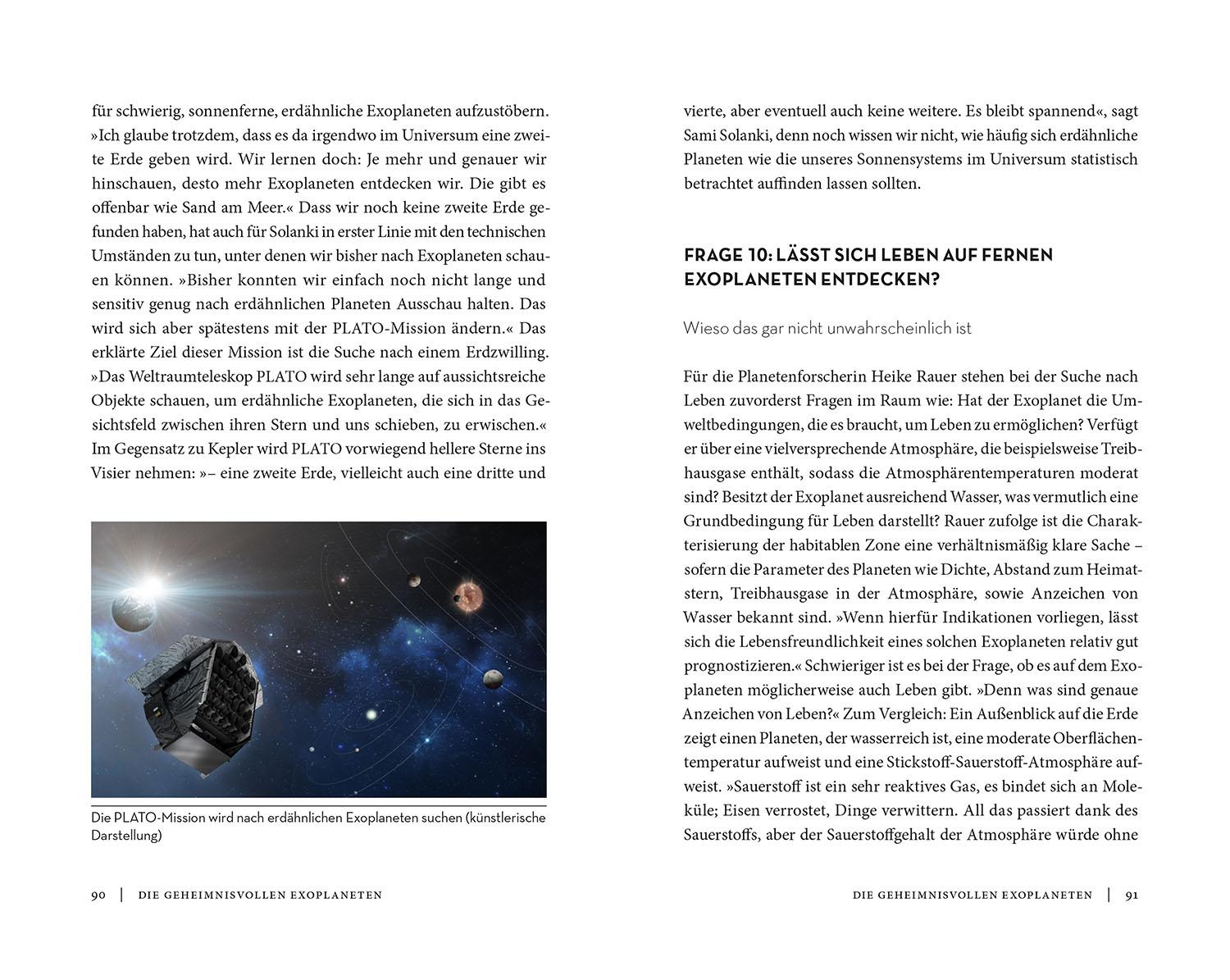 Beispielinhalt (Bild) Die 42 größten Rätsel der Astronomie
