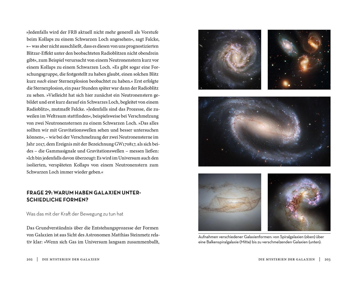 Beispielinhalt (Bild) Die 42 größten Rätsel der Astronomie