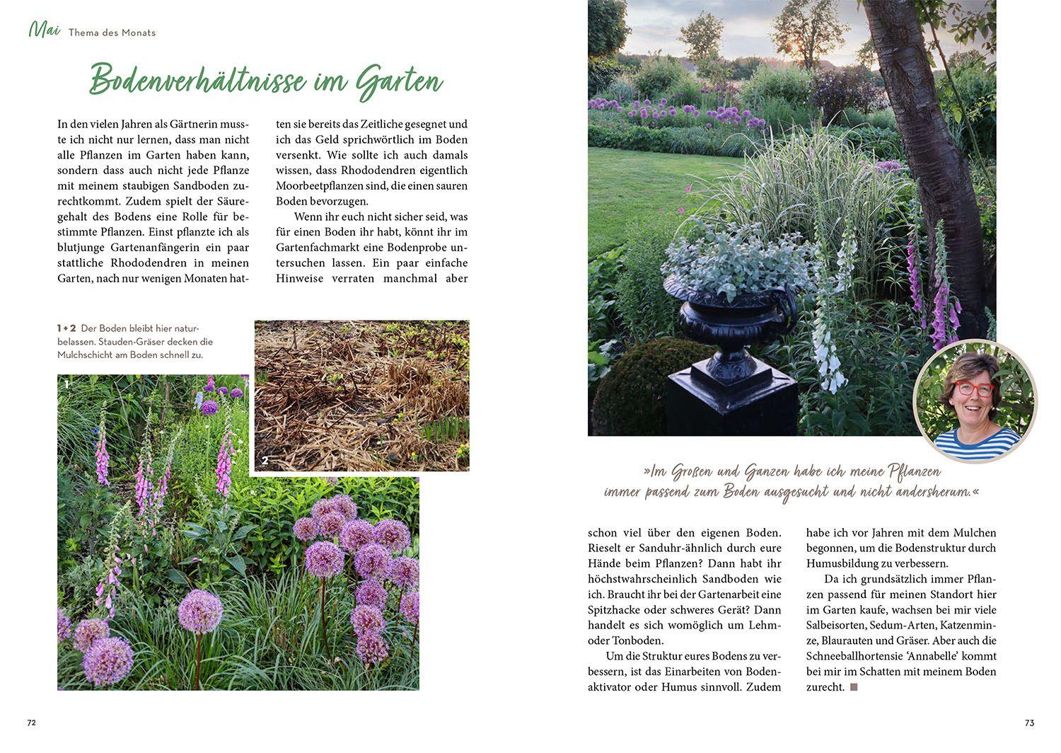 Beispielinhalt (Bild) Mit Herz & Gabel durch Katrins Gartenjahr 2026