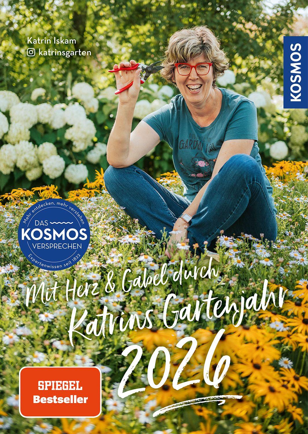 Vorderes Coverbild Mit Herz & Gabel durch Katrins Gartenjahr 2026
