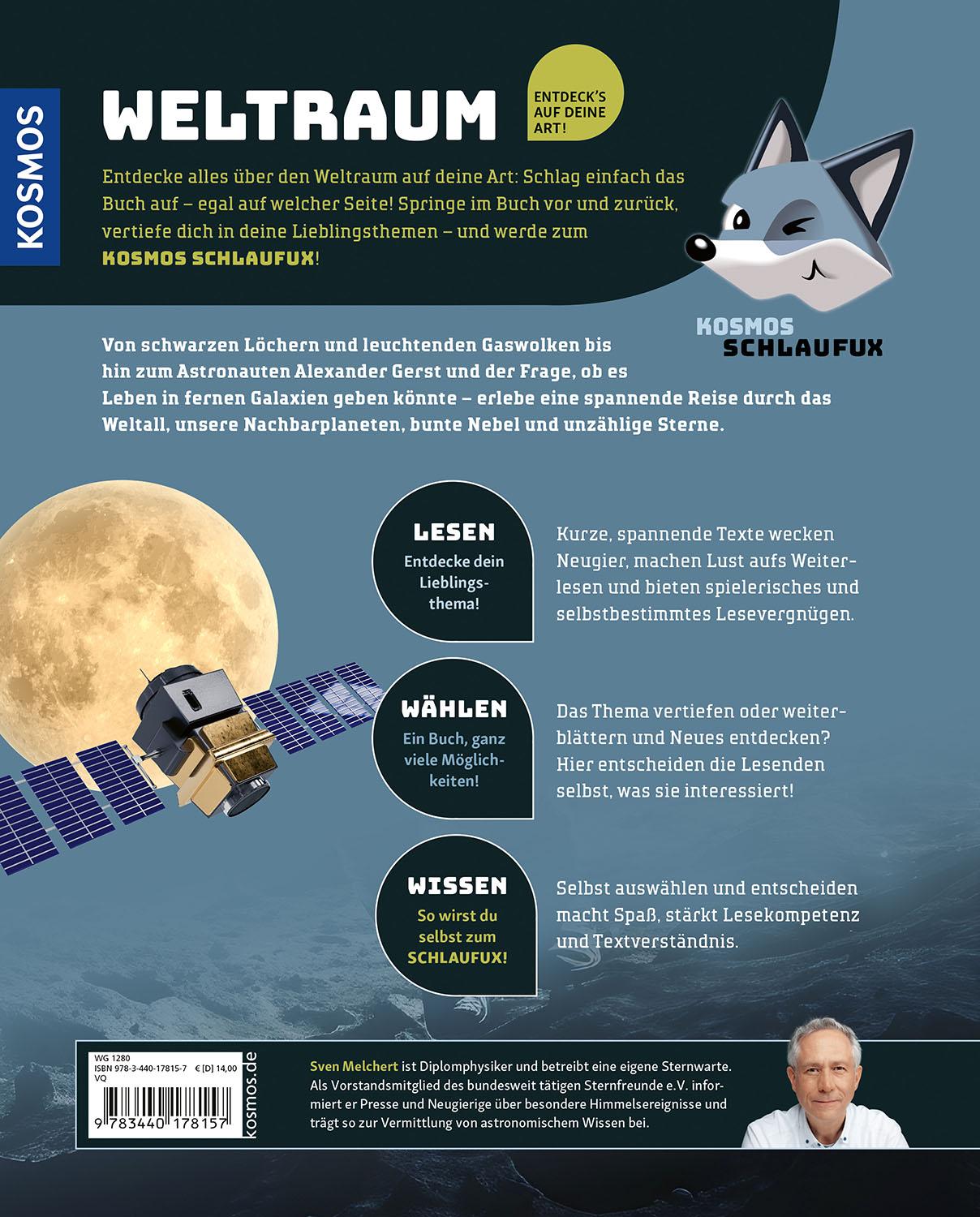 Rückseitencover Kosmos SchlauFUX - Weltraum