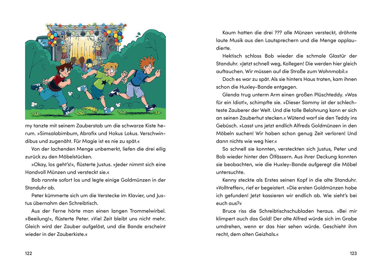 Beispielinhalt (Bild) Die drei ??? Kids, Dein Geburtstag