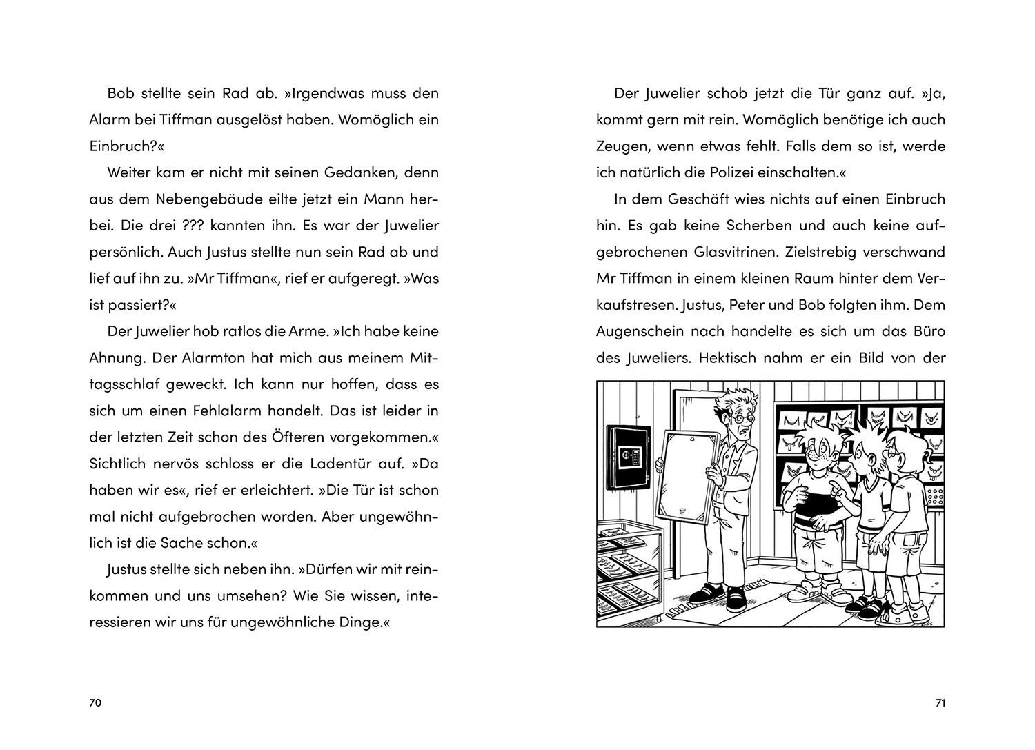 Beispielinhalt (Bild) Die drei ??? Kids, 102, Spur der Tresorknacker
