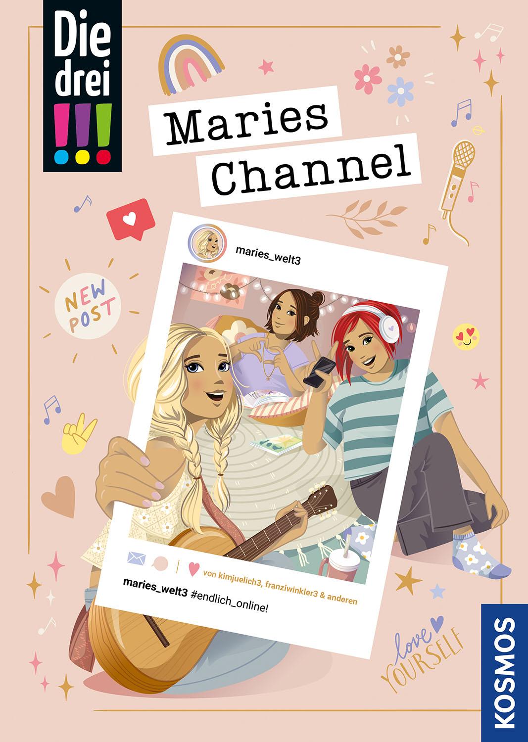 Vorderes Coverbild Die drei !!!, Maries Channel, #endlich_online