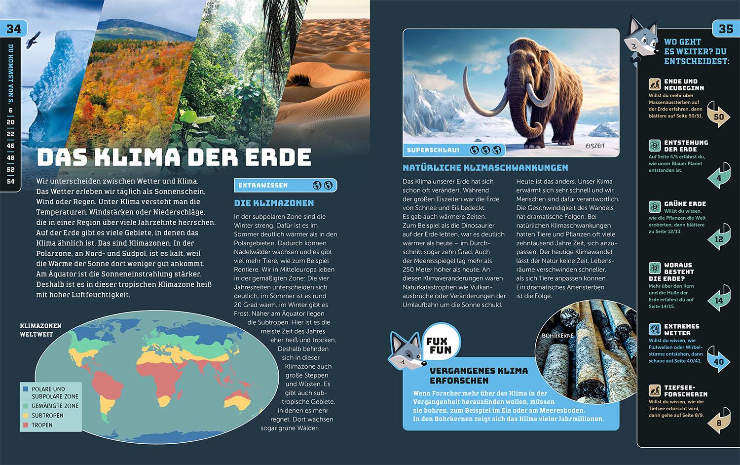 Beispielinhalt (Bild) Kosmos SchlauFUX - Erde