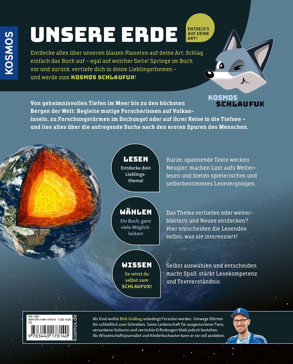 Rückseitencover Kosmos SchlauFUX - Erde