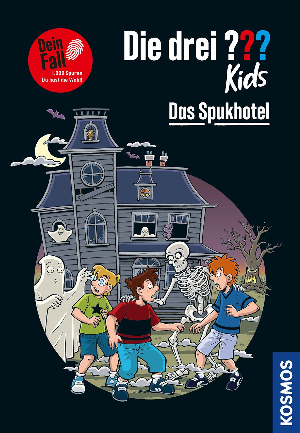 Vorderes Coverbild Die drei ??? Dein Fall, Das Spukhotel