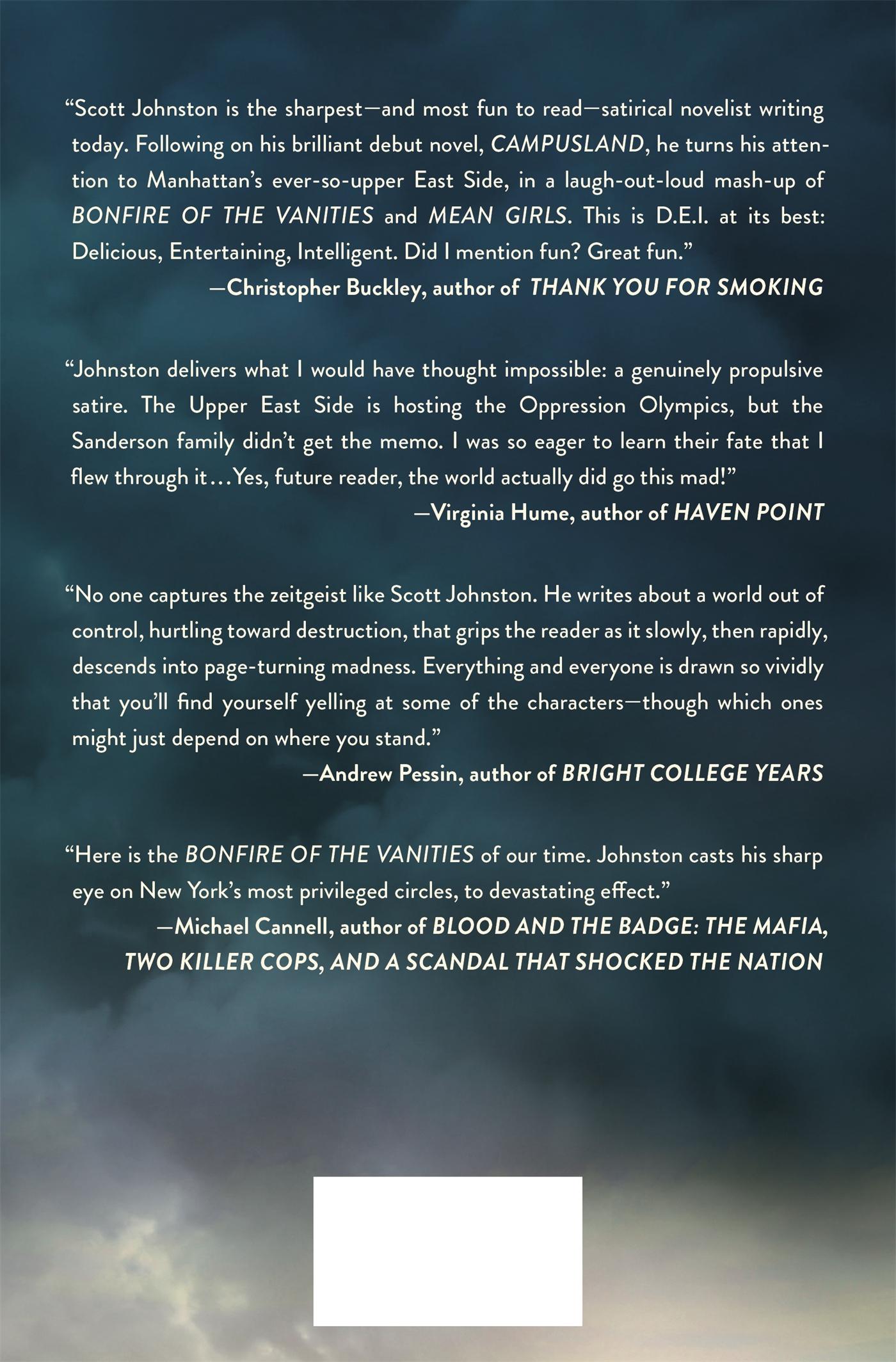 Rückseitencover The Sandersons Fail Manhattan