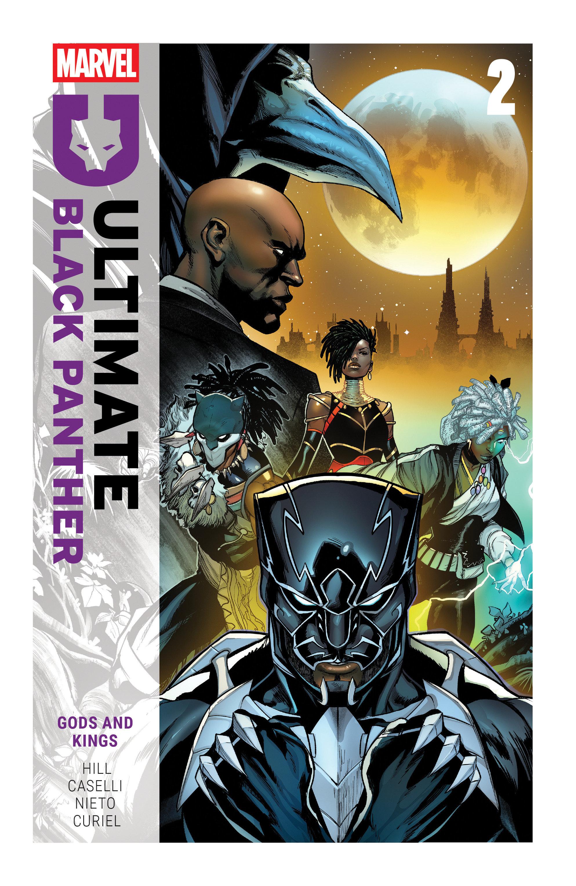 Vorderes Coverbild Ultimate Black Panther by Bryan Hill Vol. 2: Gods and Kings