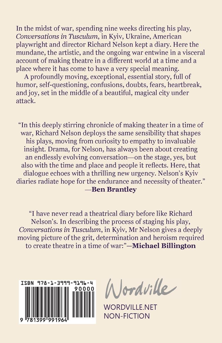 Rückseitencover A Diary of War & Theatre