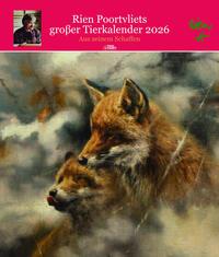 Vorderes Coverbild Rien Poortvliets großer Tierkalender 2026