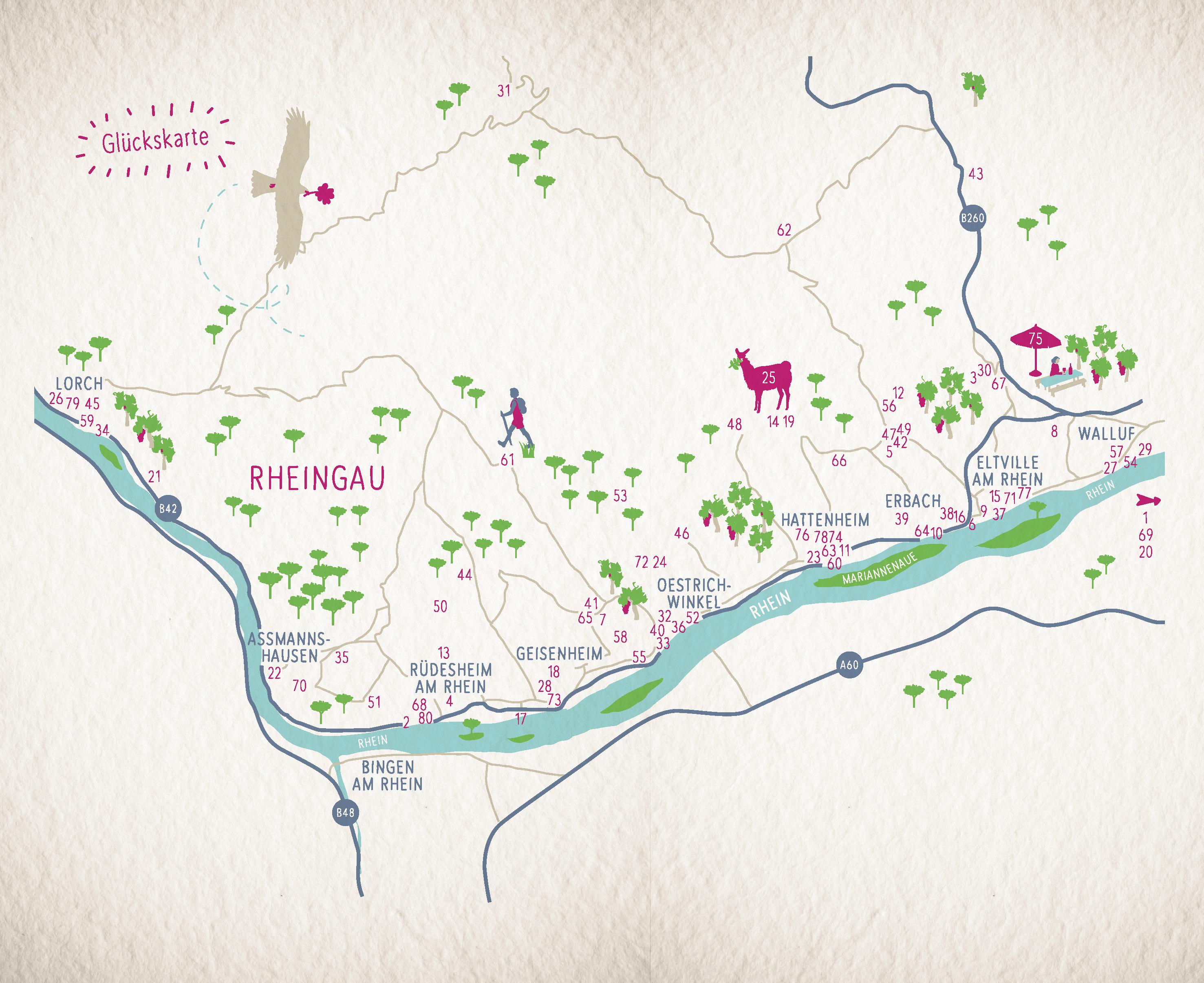 Beispielinhalt (Bild) Glücksorte im Rheingau