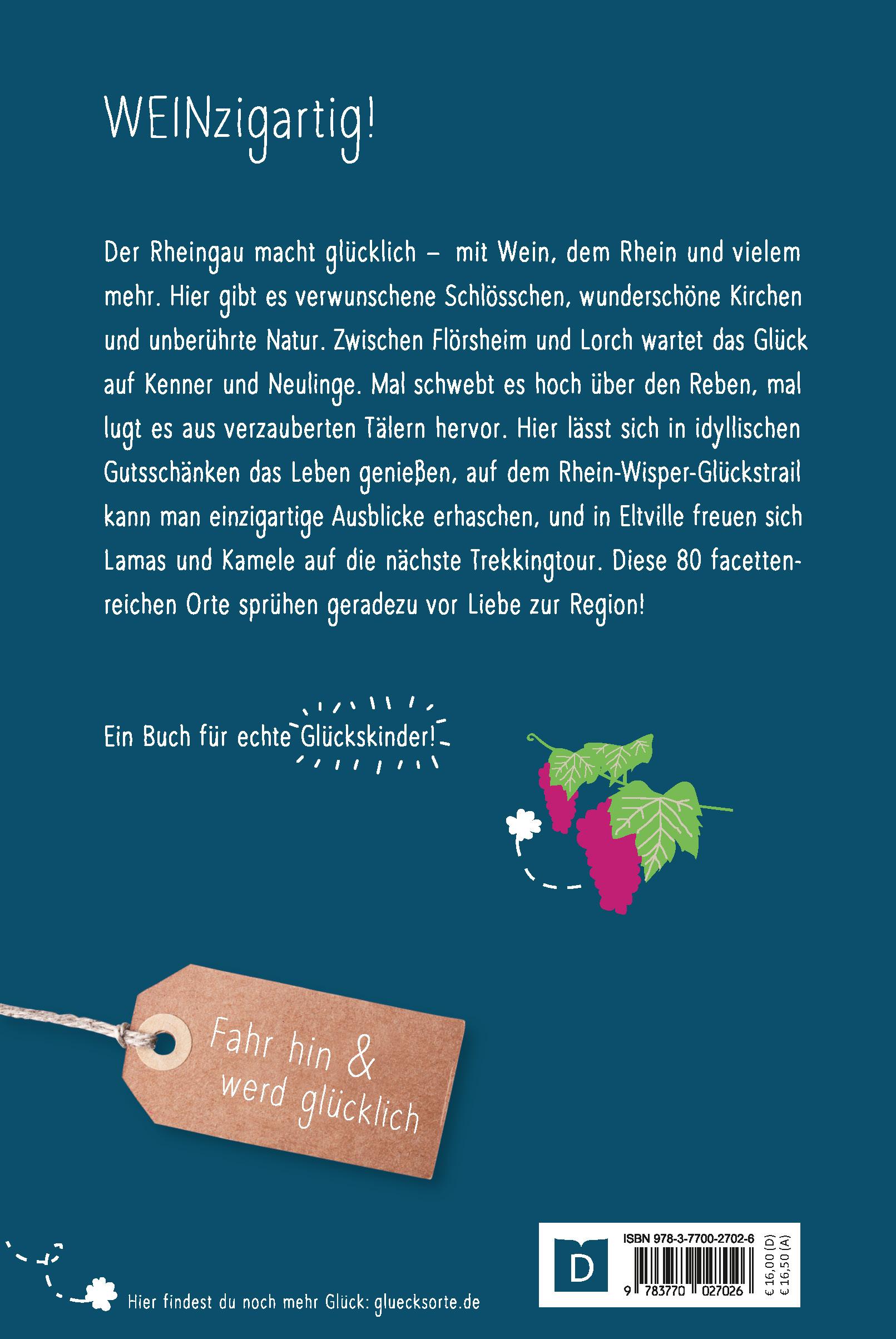 Rückseitencover Glücksorte im Rheingau