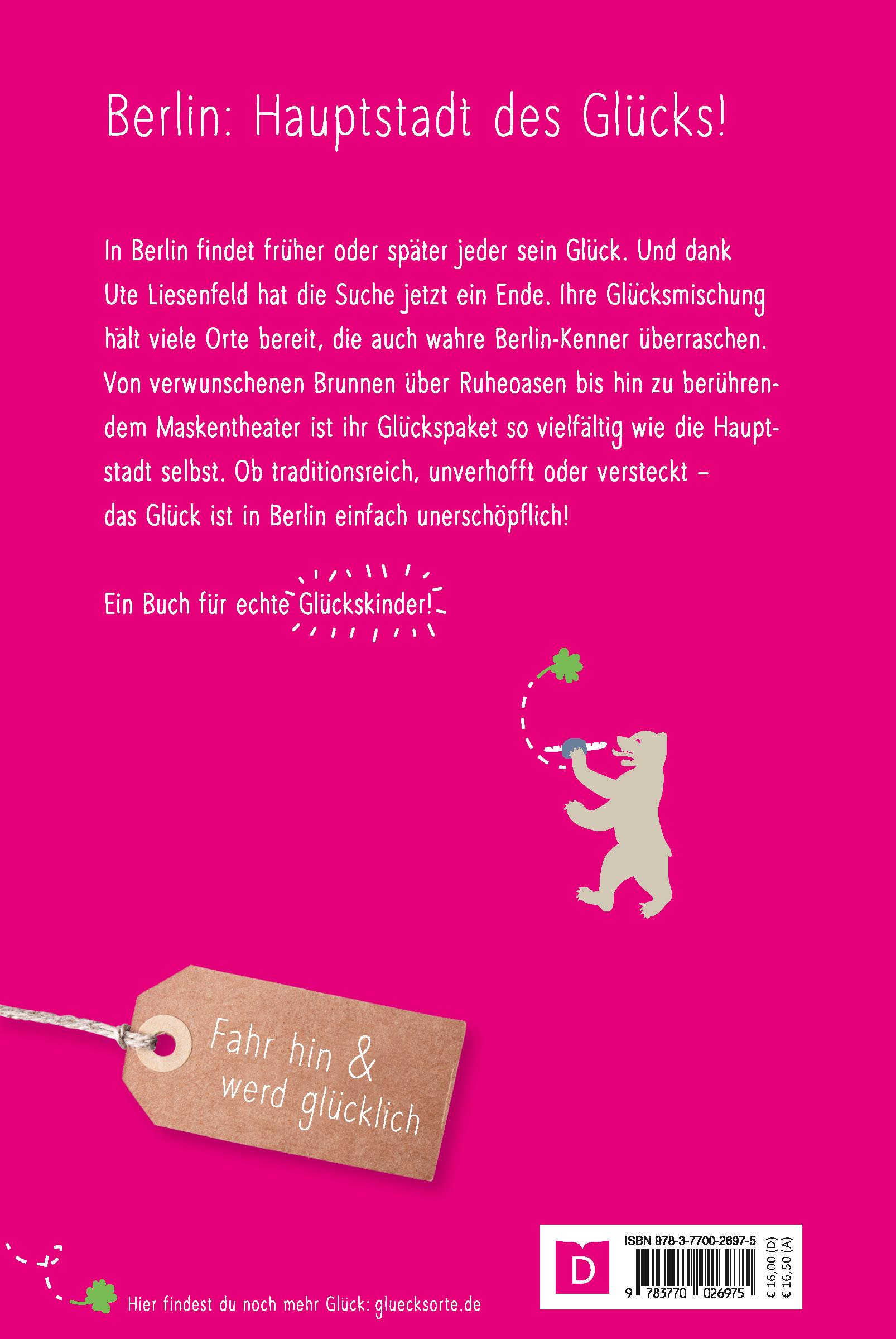 Rückseitencover Glücksorte in Berlin