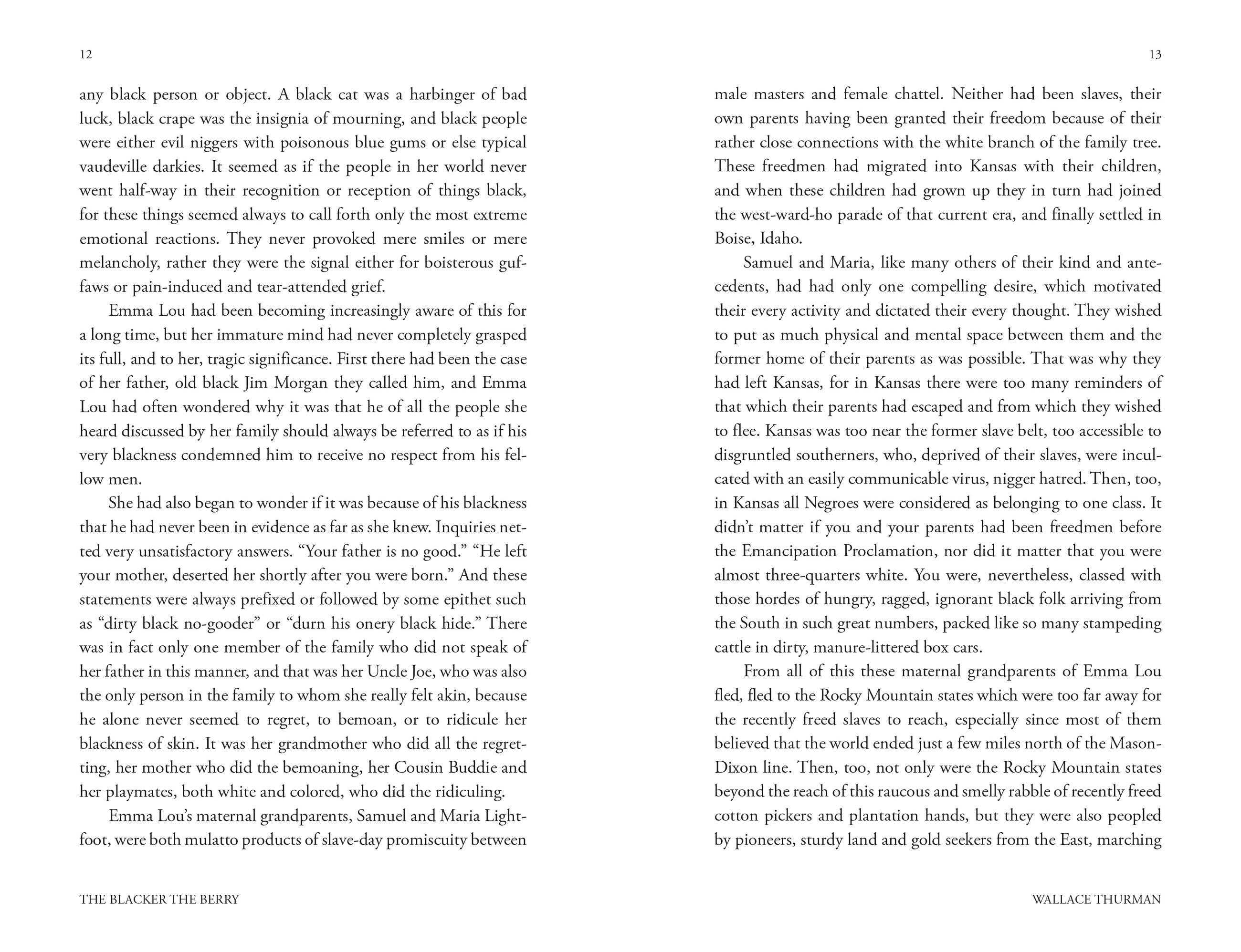 Beispielinhalt (Bild) The Blacker the Berry