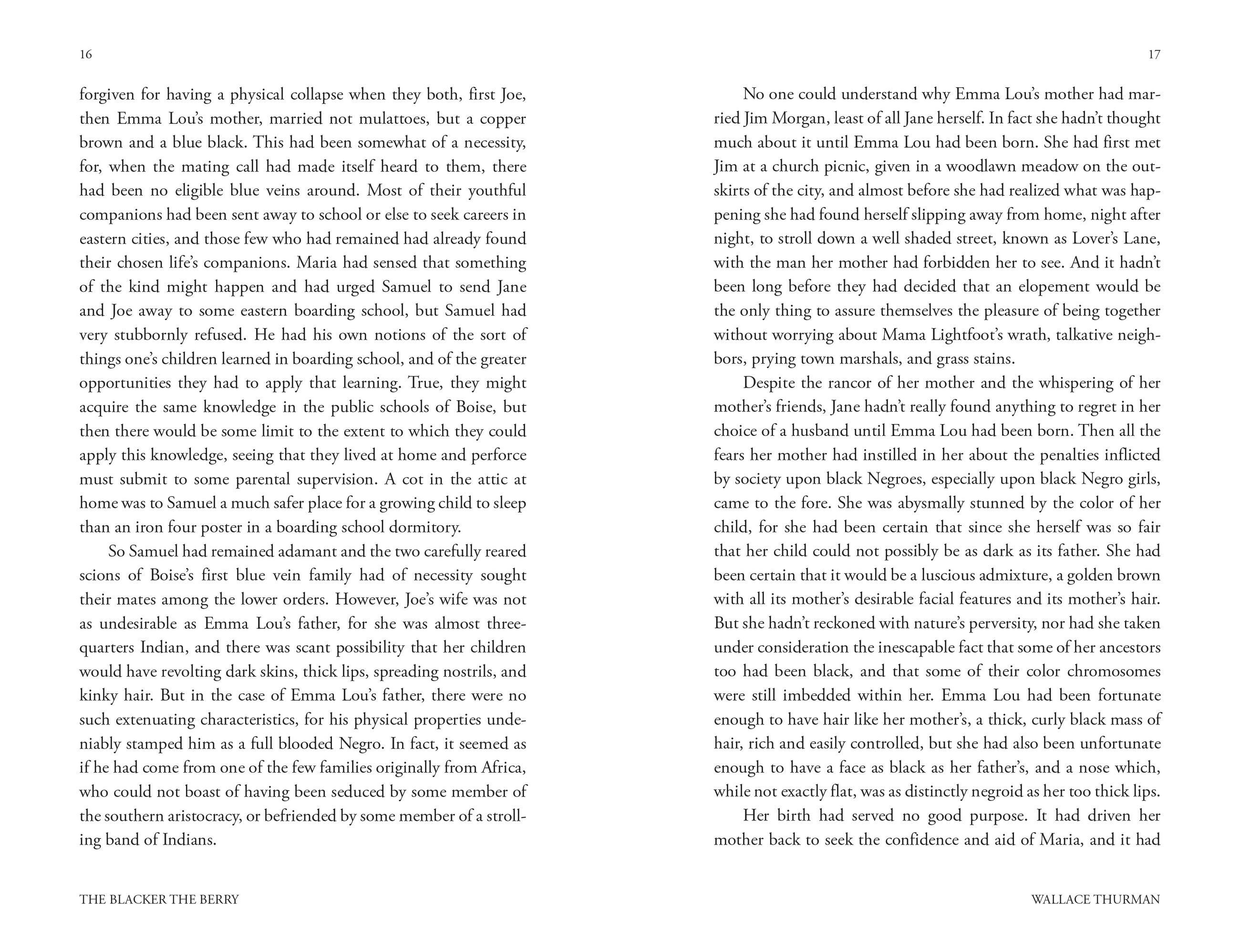 Beispielinhalt (Bild) The Blacker the Berry